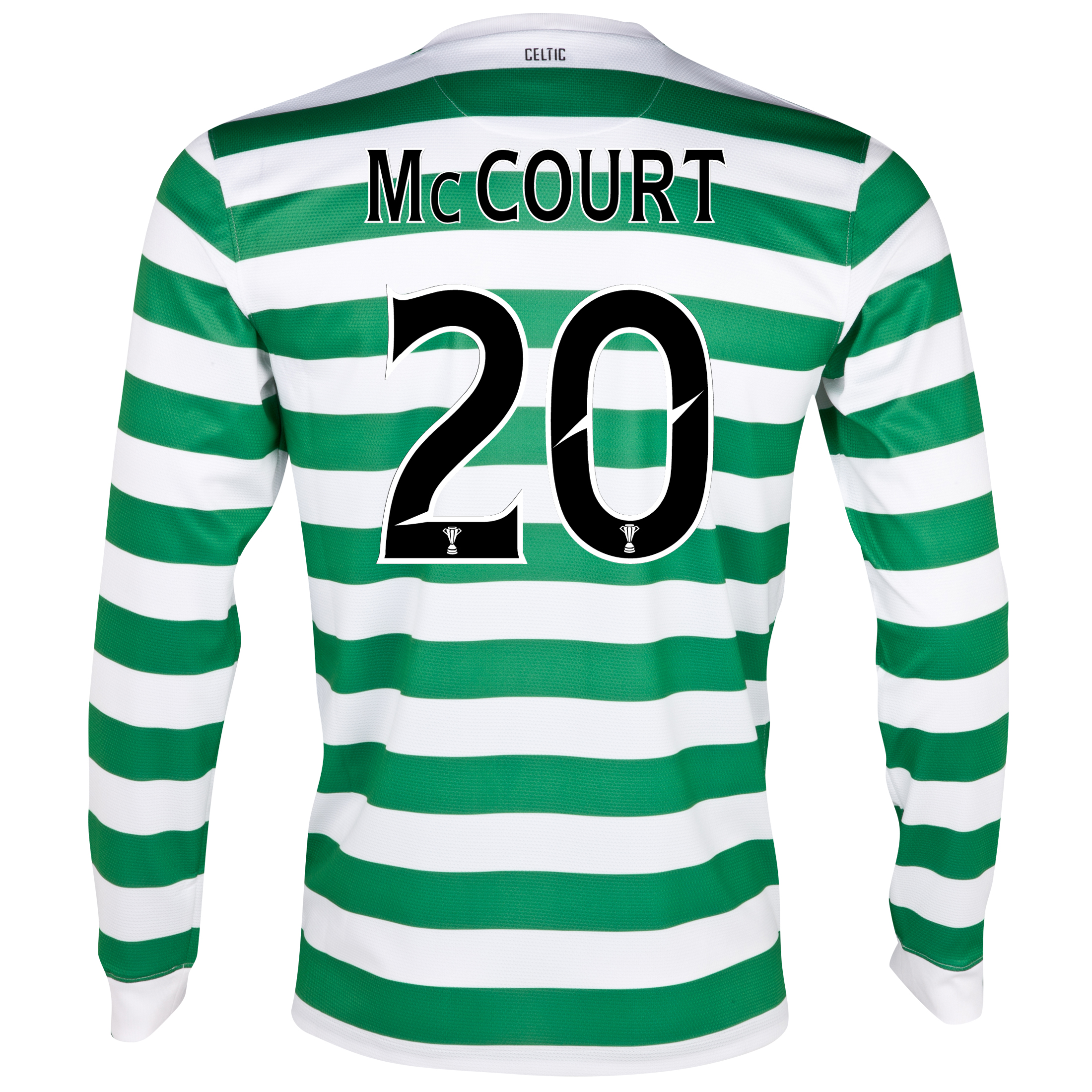Celtic Home Shirt 2012/13 - Long Sleeved - No Sponsor with McCourt 20 printing