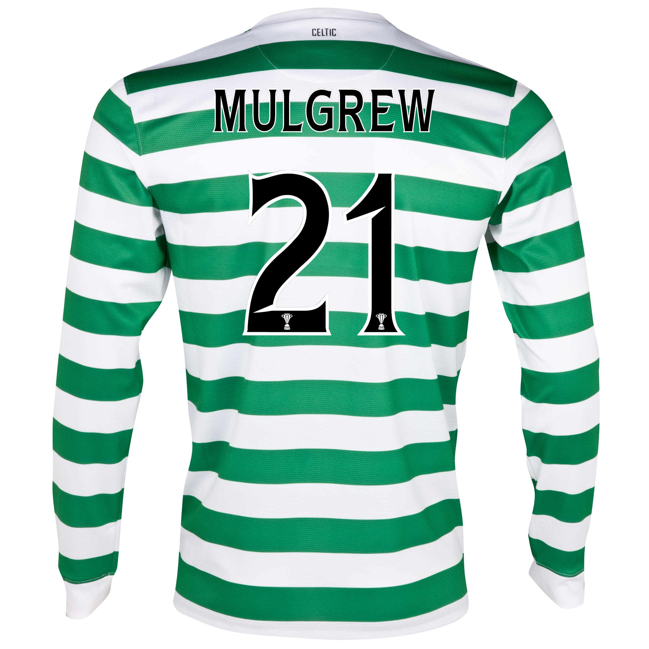 Celtic Home Shirt 2012/13 - Long Sleeved - No Sponsor with Mulgrew 21 printing