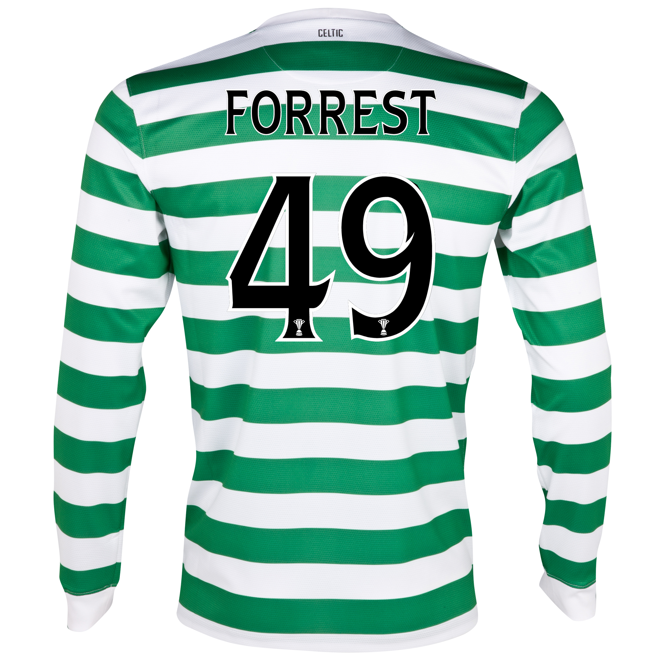 Celtic Home Shirt 2012/13 - Long Sleeved - No Sponsor with Forrest 49 printing