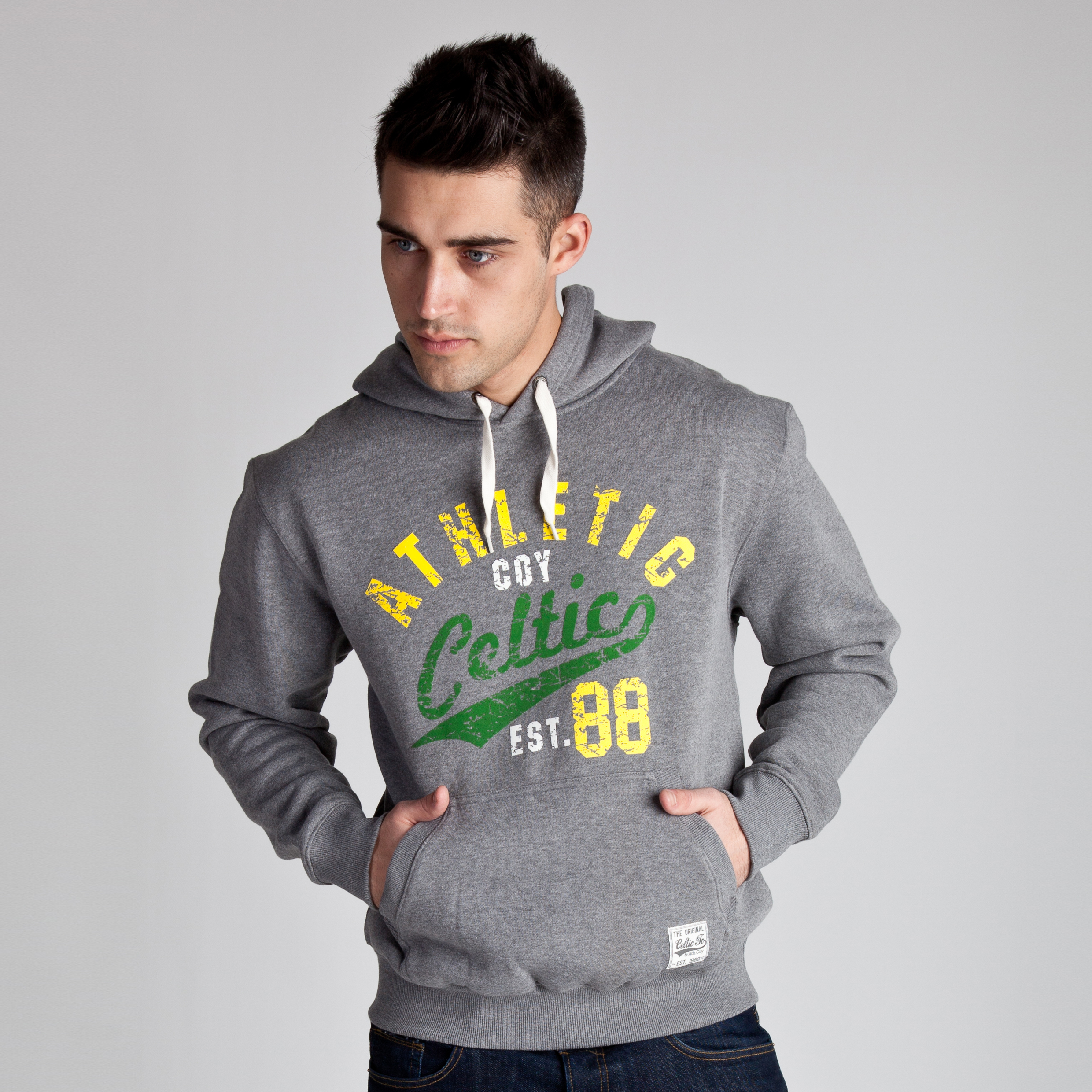 Celtic Heritage Athletic Est 88 Hoody - Vintage Marl