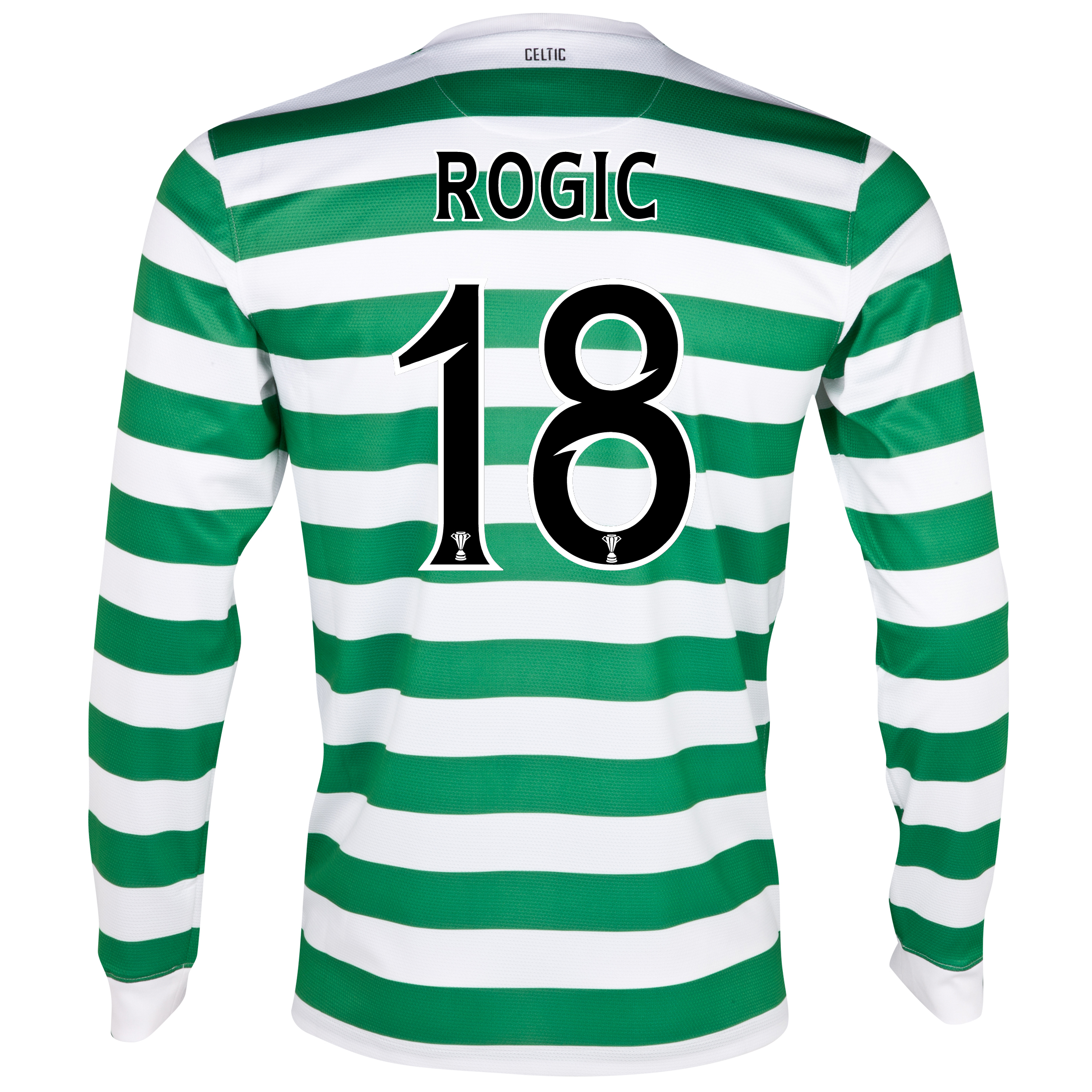 Celtic Home Shirt 2012/13 - Long Sleeved - No Sponsor with Rogic 18 printing