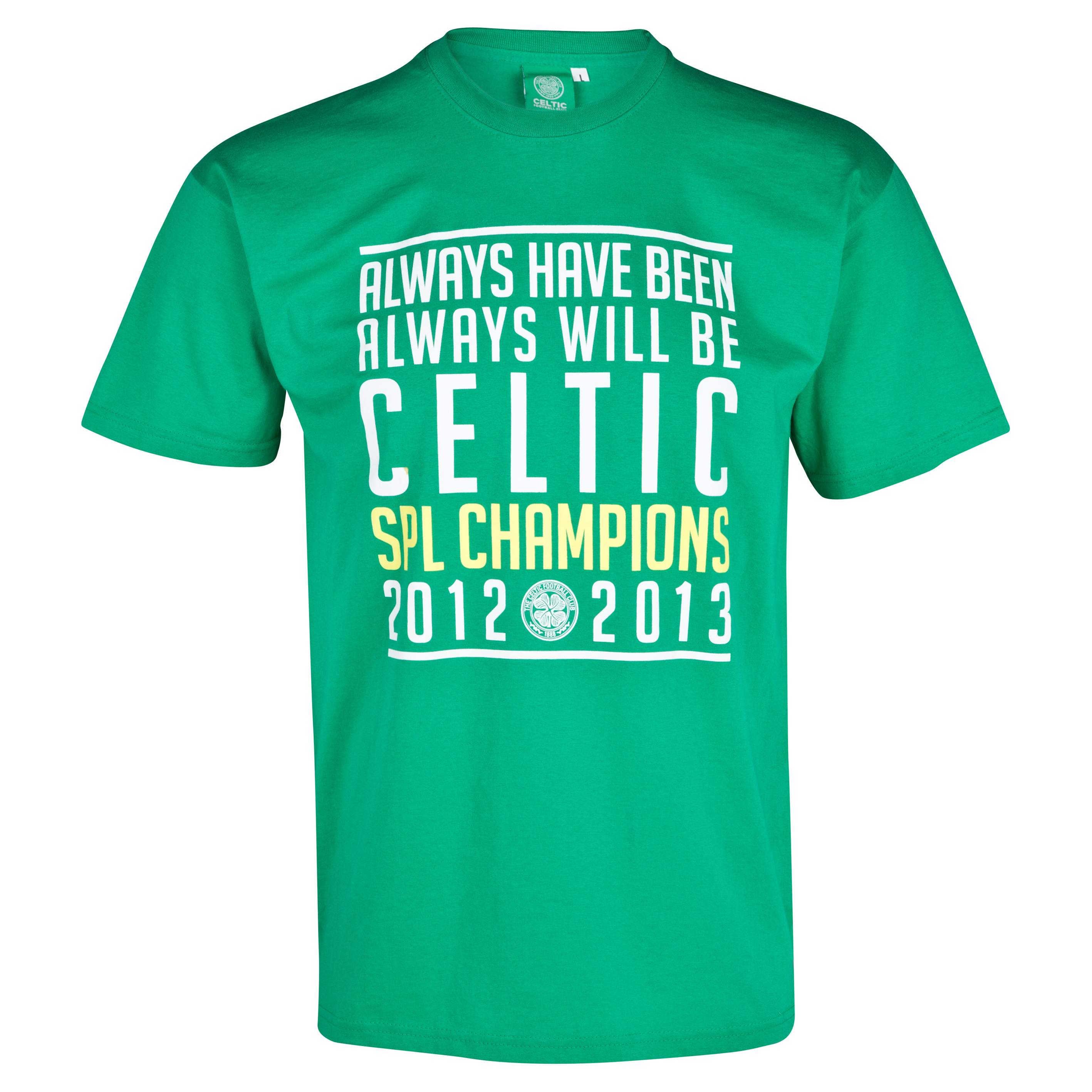 Celtic 2013 Champions T-Shirt - Kids Green