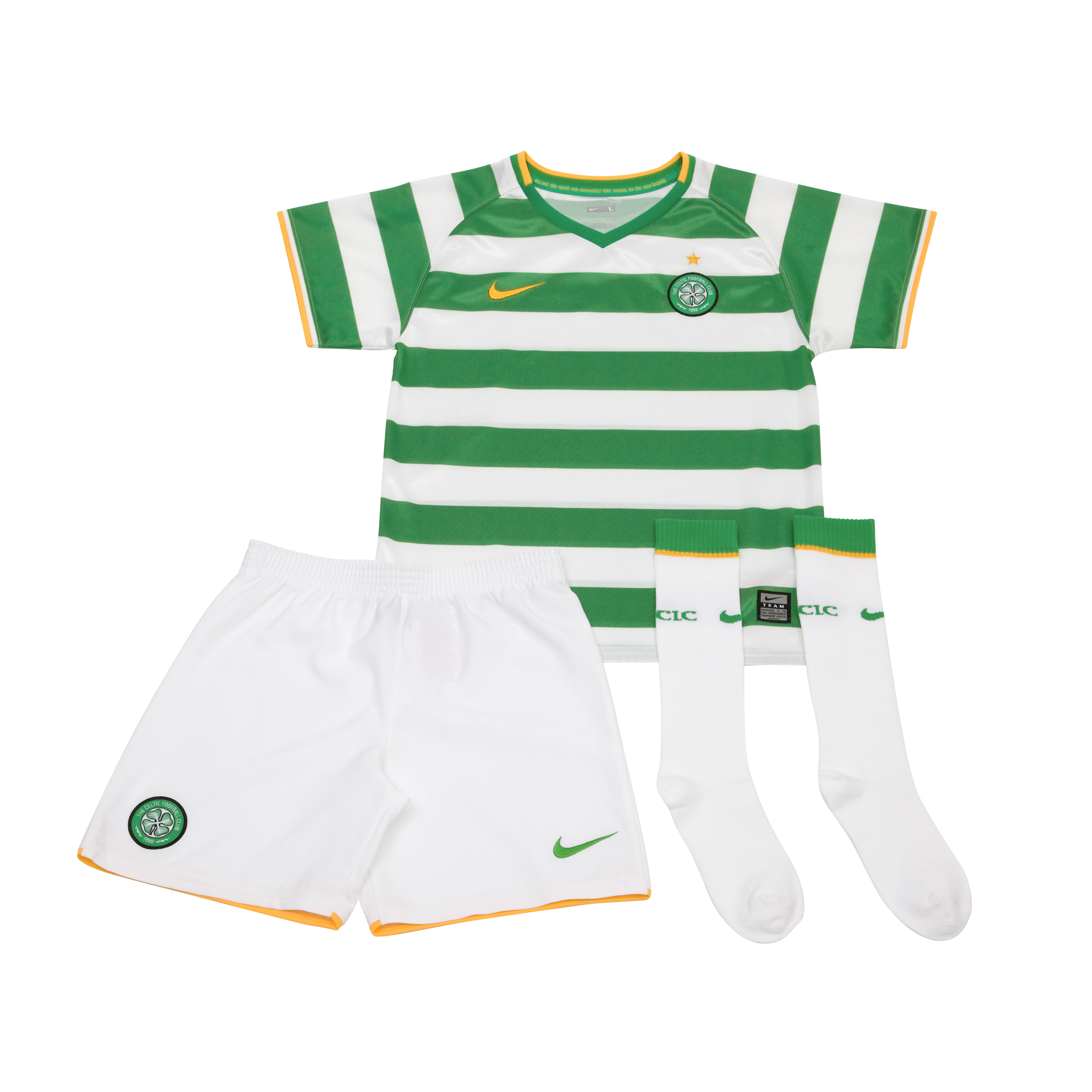Buy Celtic Home Kit 2008/10 Without Sponsor Little Kids