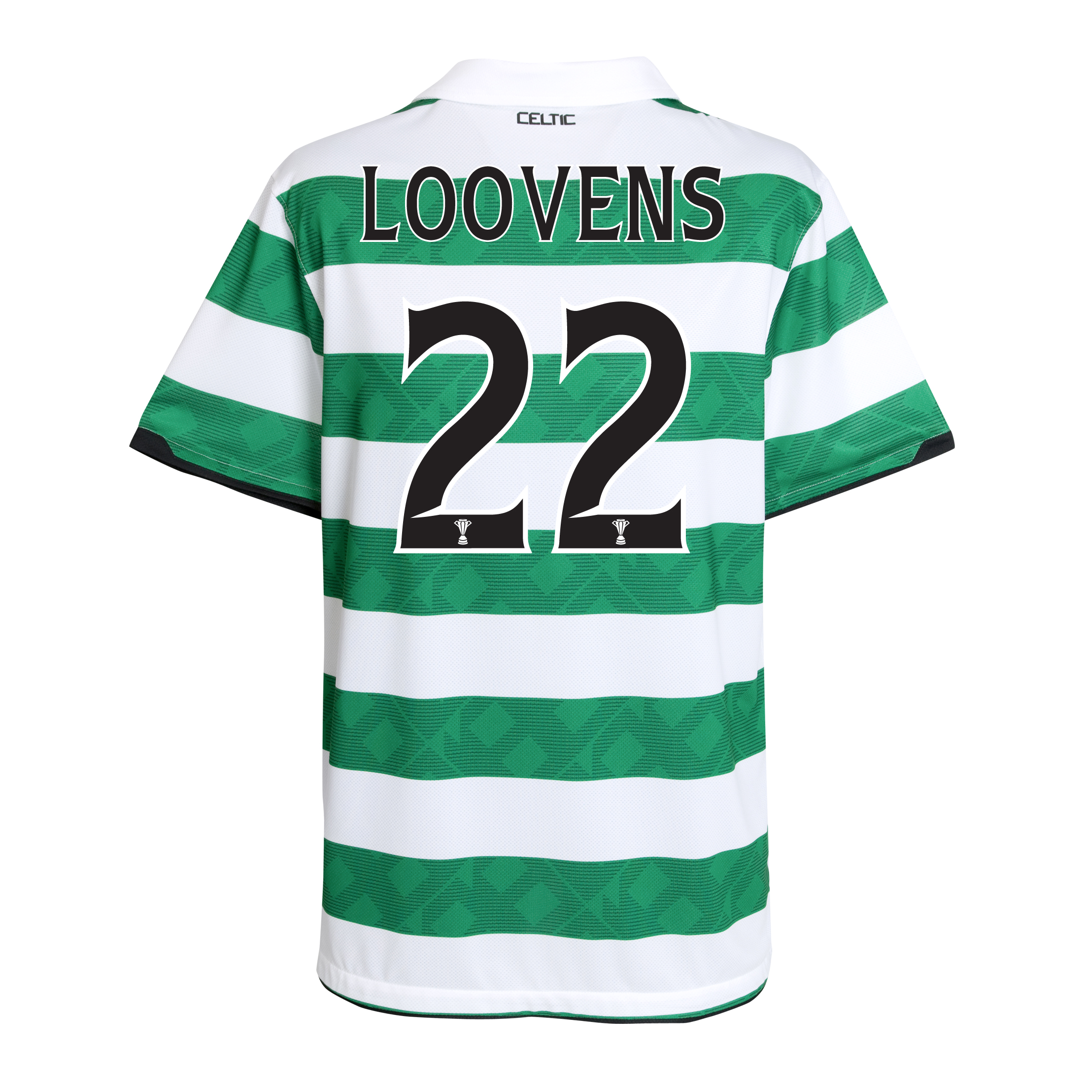 <br>Celtic Home Shirt 2010/12 with Loovens 22 printing