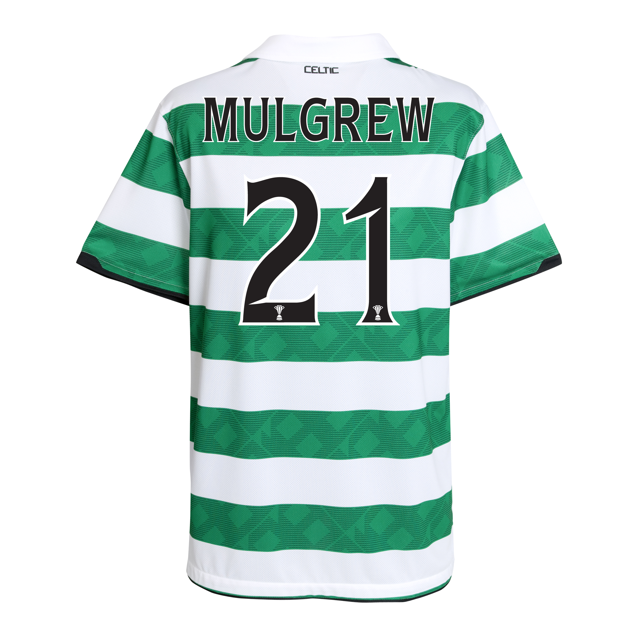 Celtic Home Shirt 2010~12 with Mulgrew 21 printing