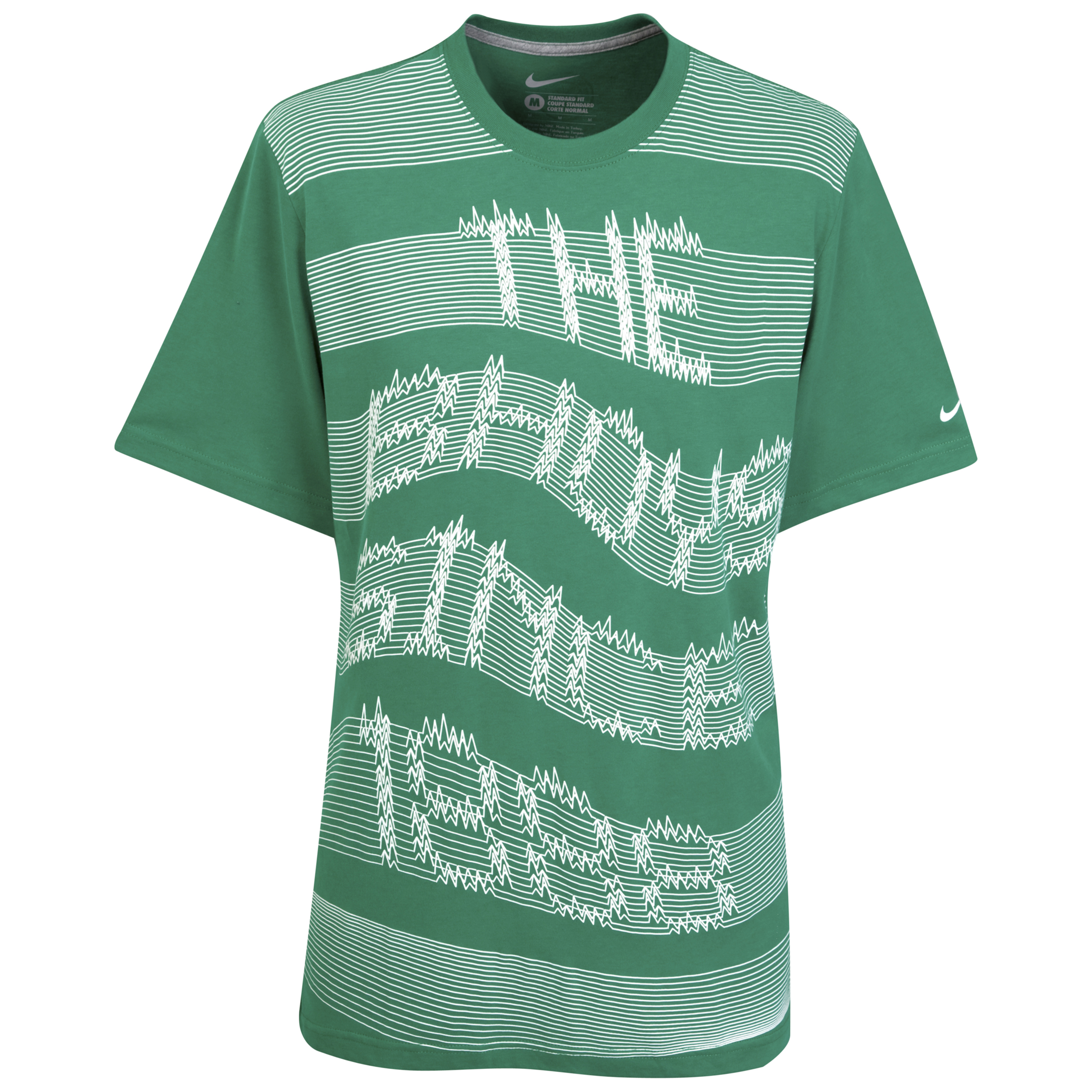 Celtic Authentic Graphic T-Shirt - Pine Green/Dark Grey Heather/White