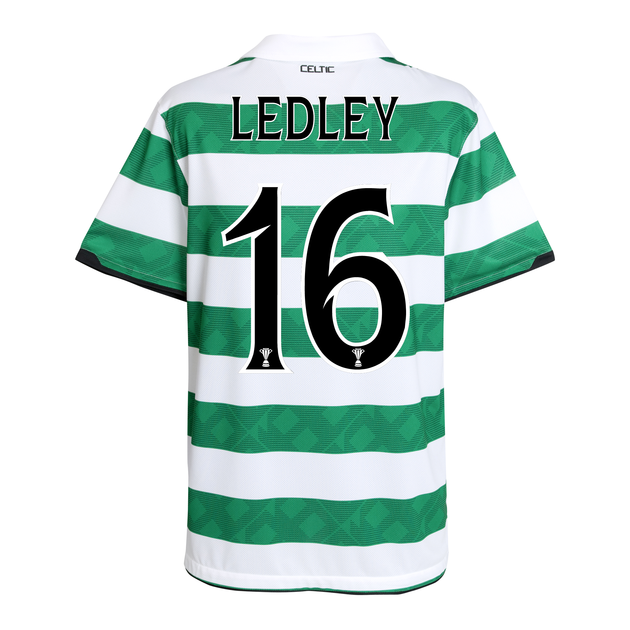 <br>Celtic Home Shirt 2010/12 with Ledley 16 printing