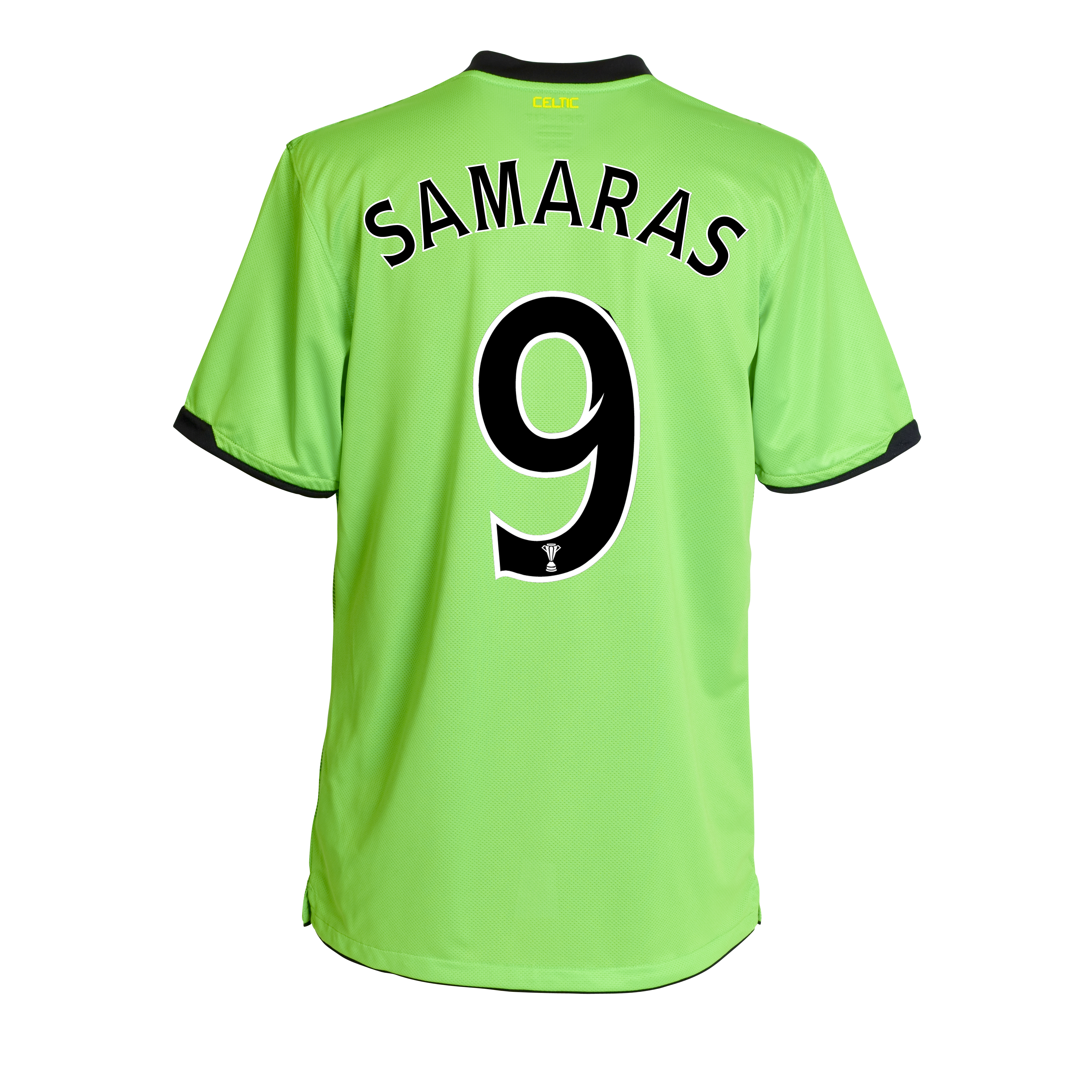 <br>Celtic Away Shirt 2010/11 without Sponsor with Samaras 9 printing