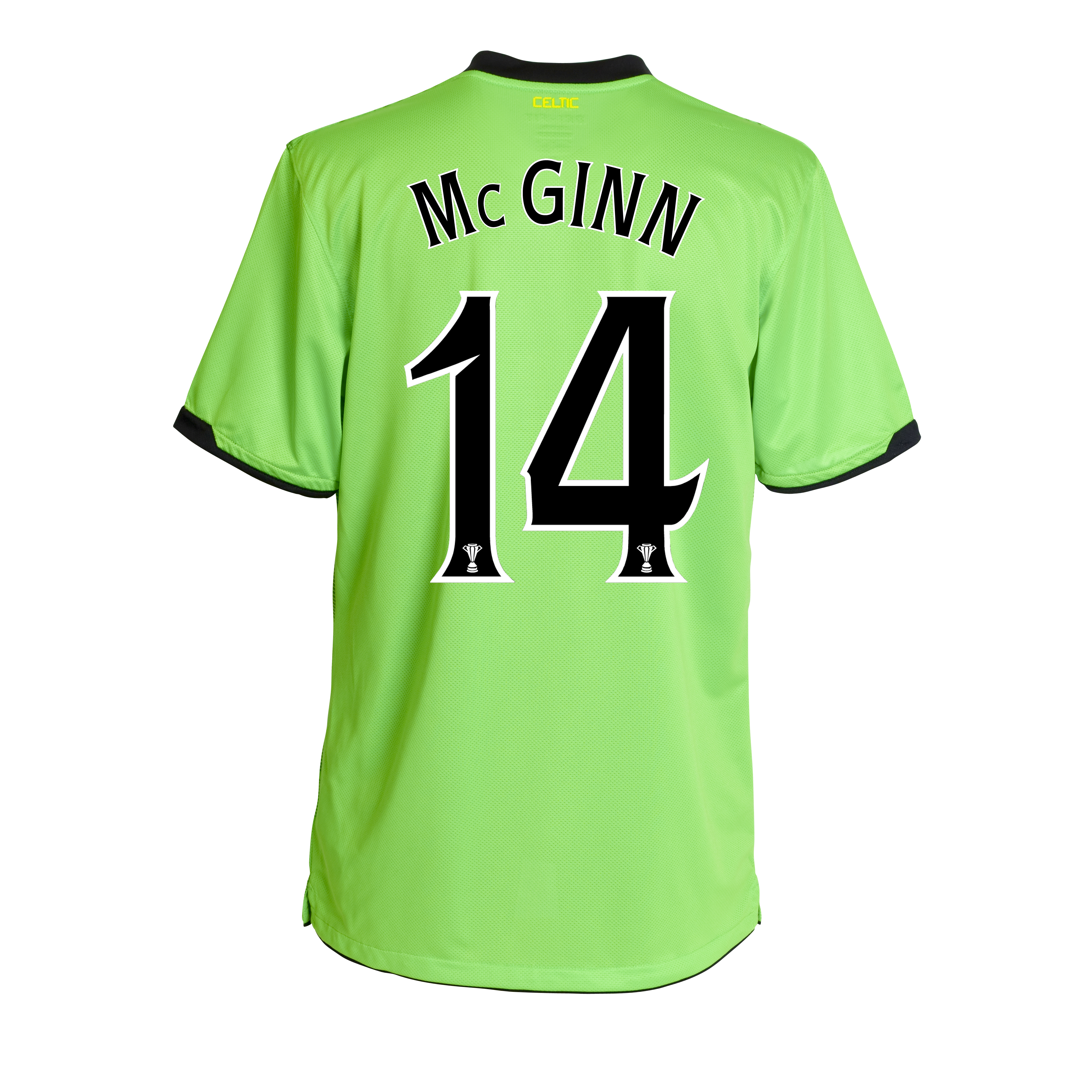 Celtic Away Shirt 2010-11 without Sponsor with McGinn 14 printing