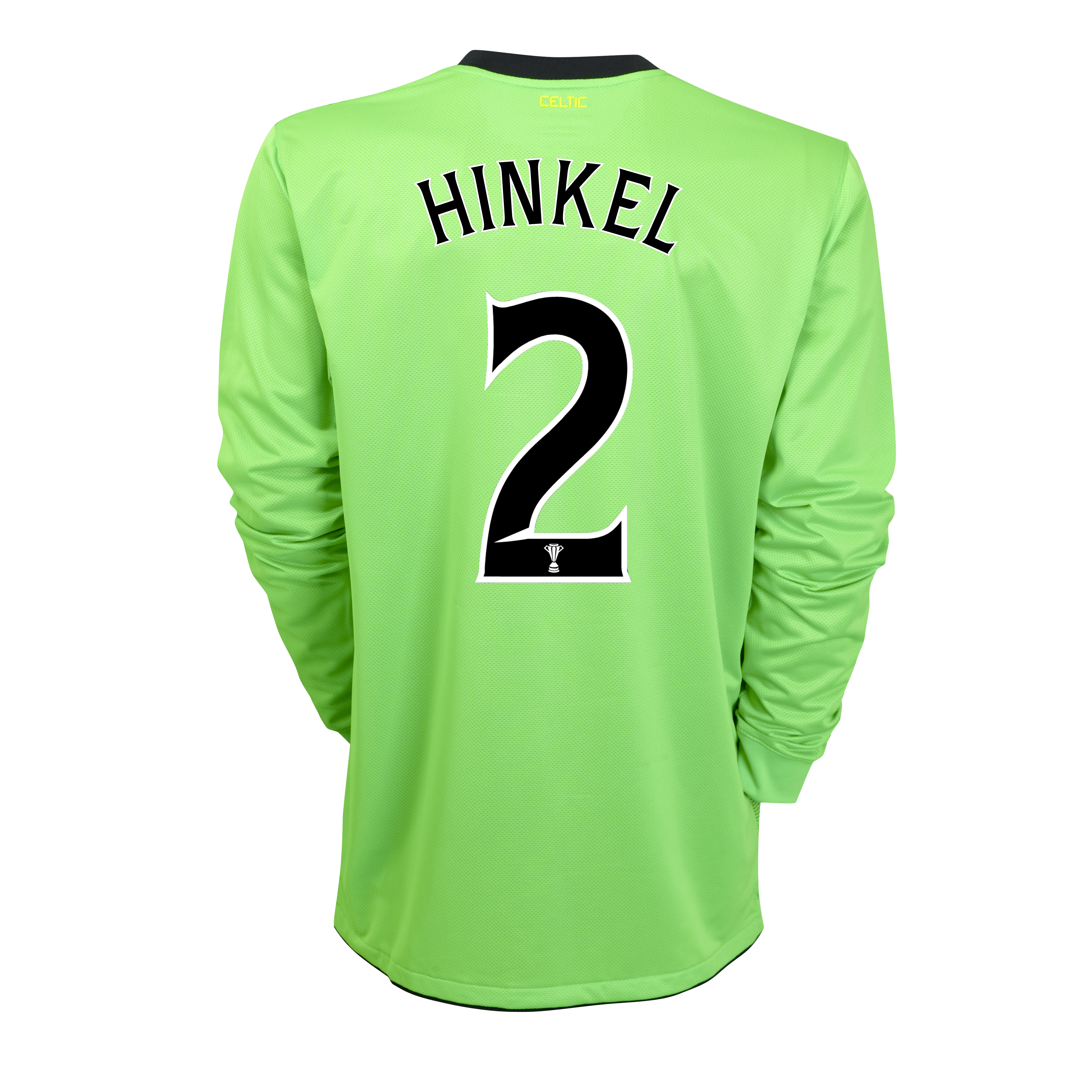 Celtic Away Shirt 2010-11 without Sponsor with Hinkel 2 Printing - Long Sleeved