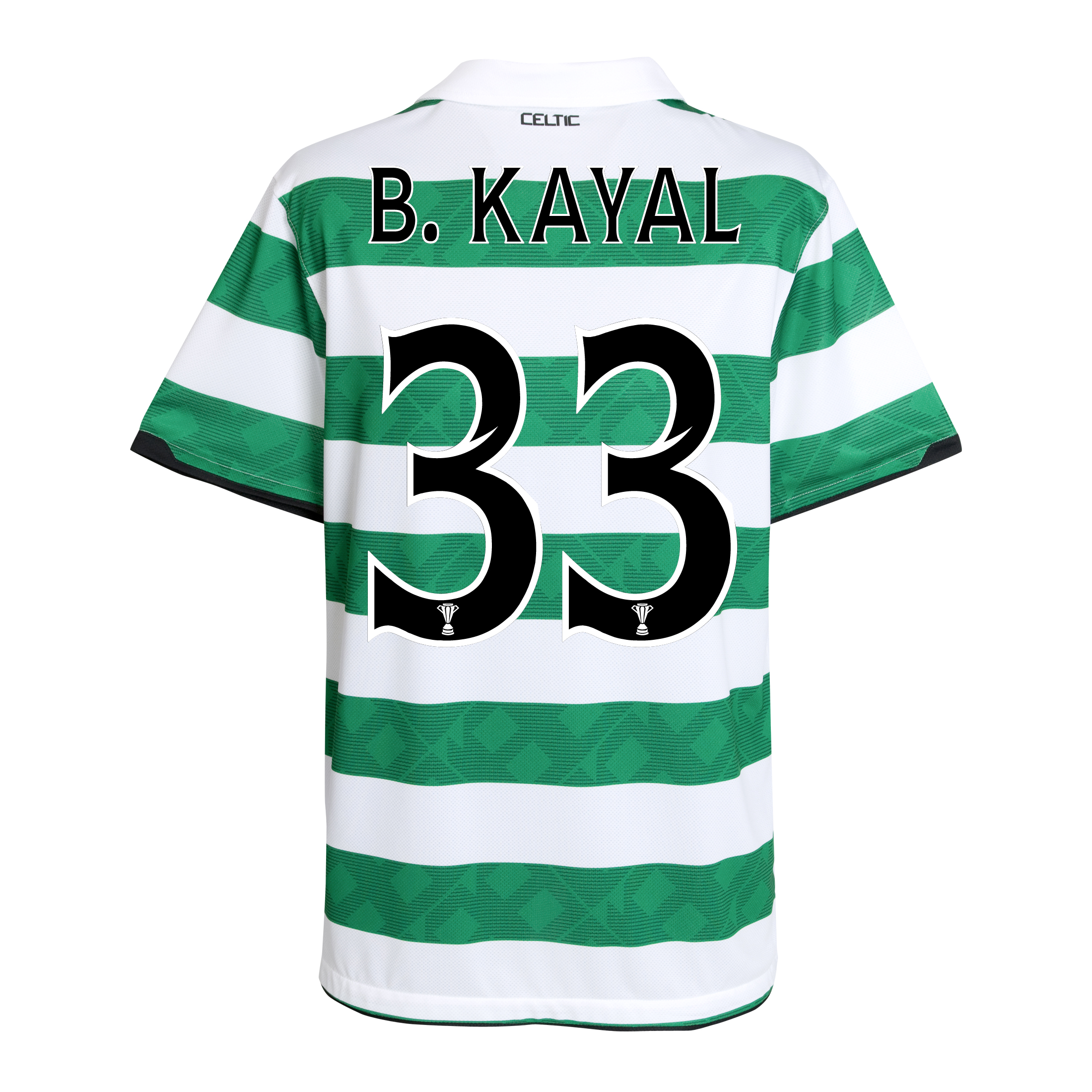 Celtic Home Shirt 2010~12 with BKayal 33 printing