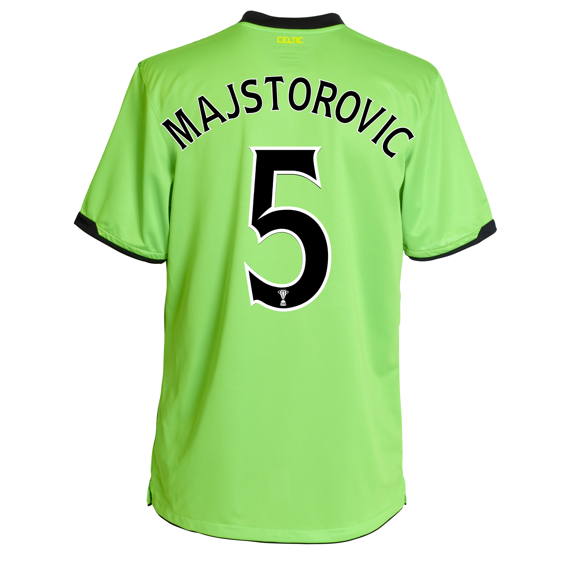 Celtic Away Shirt 2010~11 without Sponsor with Majstorovic 5 printing