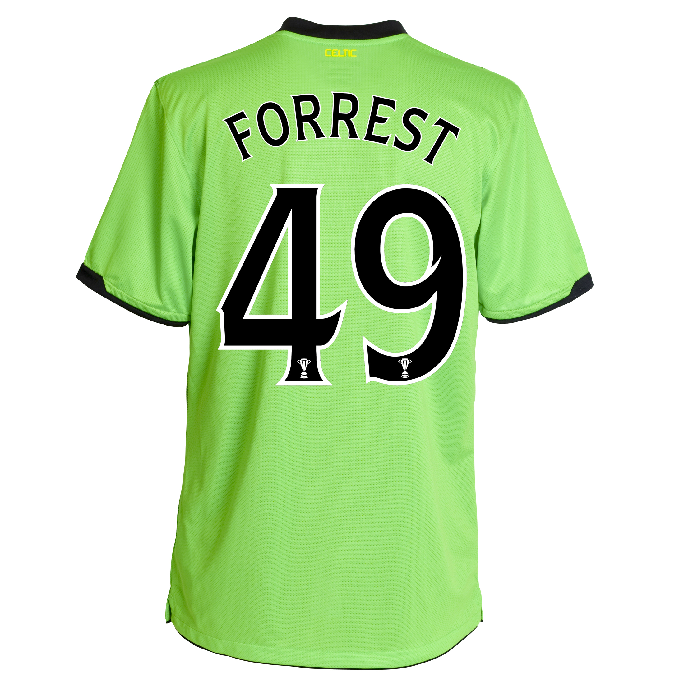Celtic Away Shirt 2010~11 without Sponsor with Forrest 49 printing