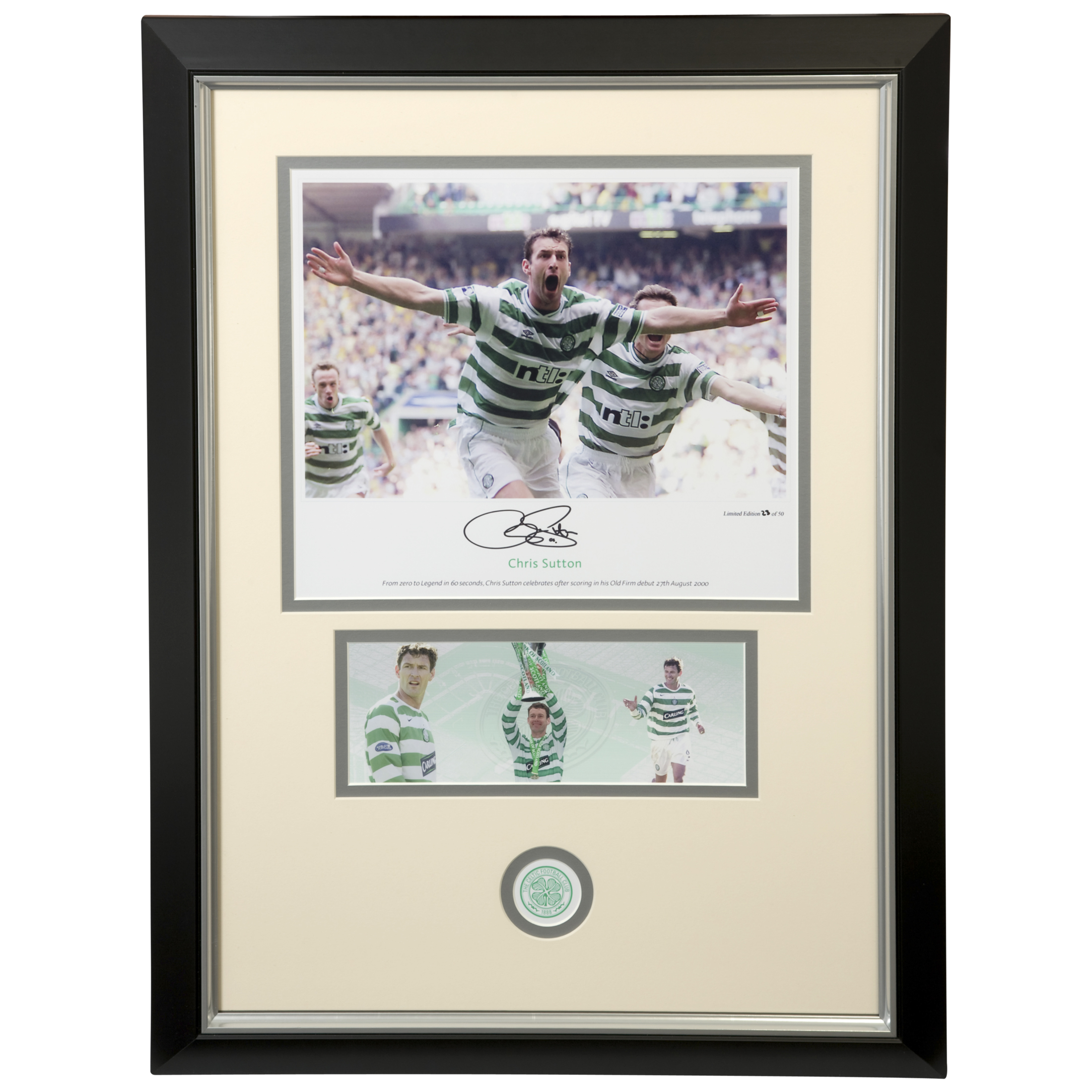 Celtic Limited Edition Hand Signed Celtic Sutton 6-2 Print