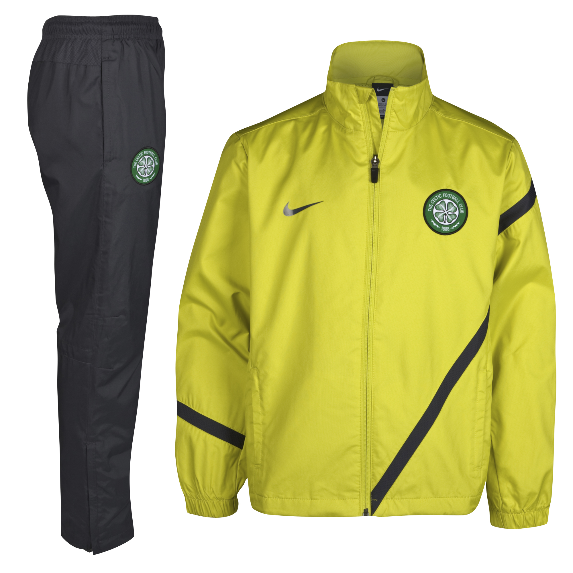 Celtic Sideline Warm Up Tracksuit High Voltage~City Grey Kids