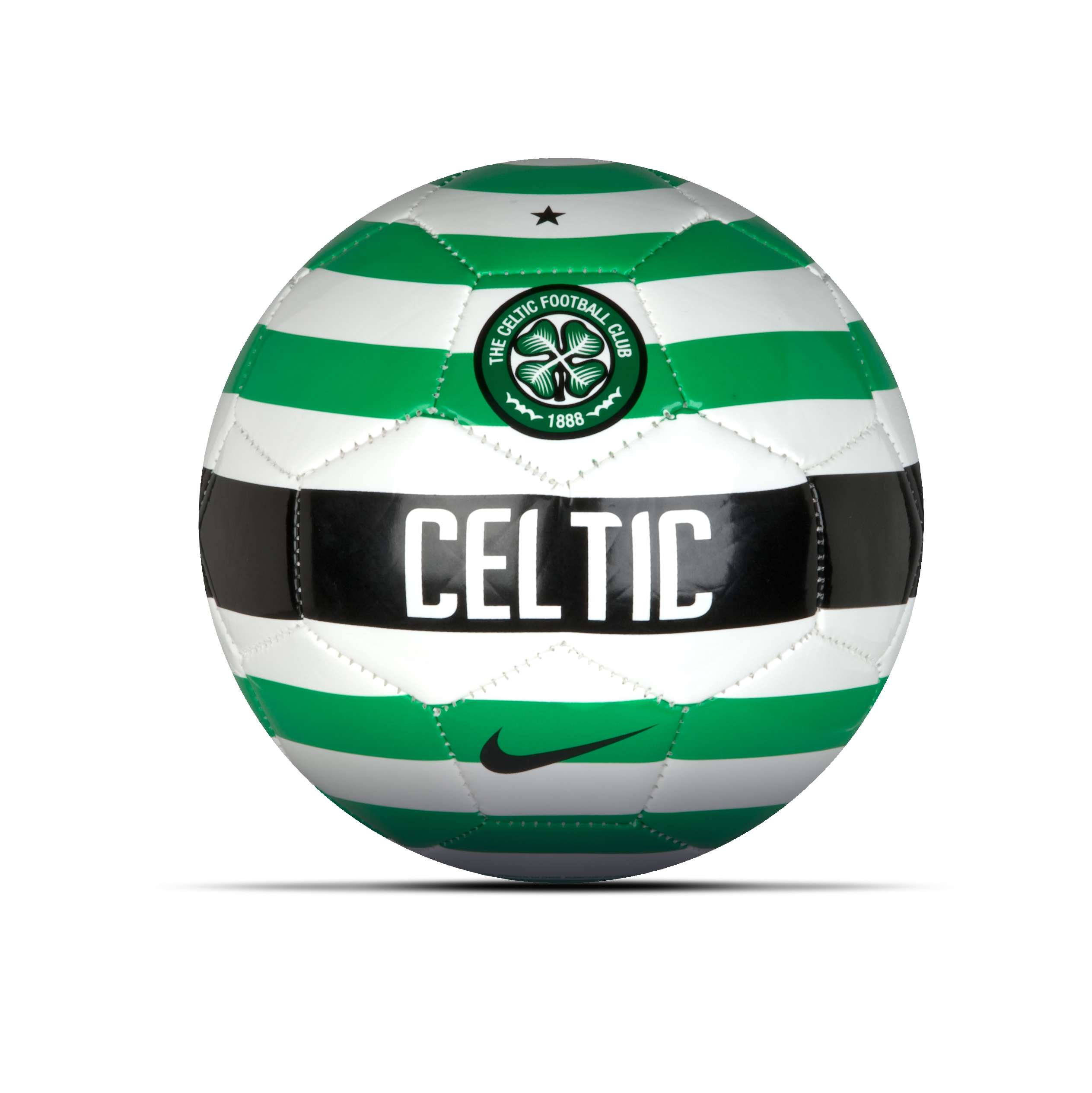Celtic Skills Ball - White/Green/Black