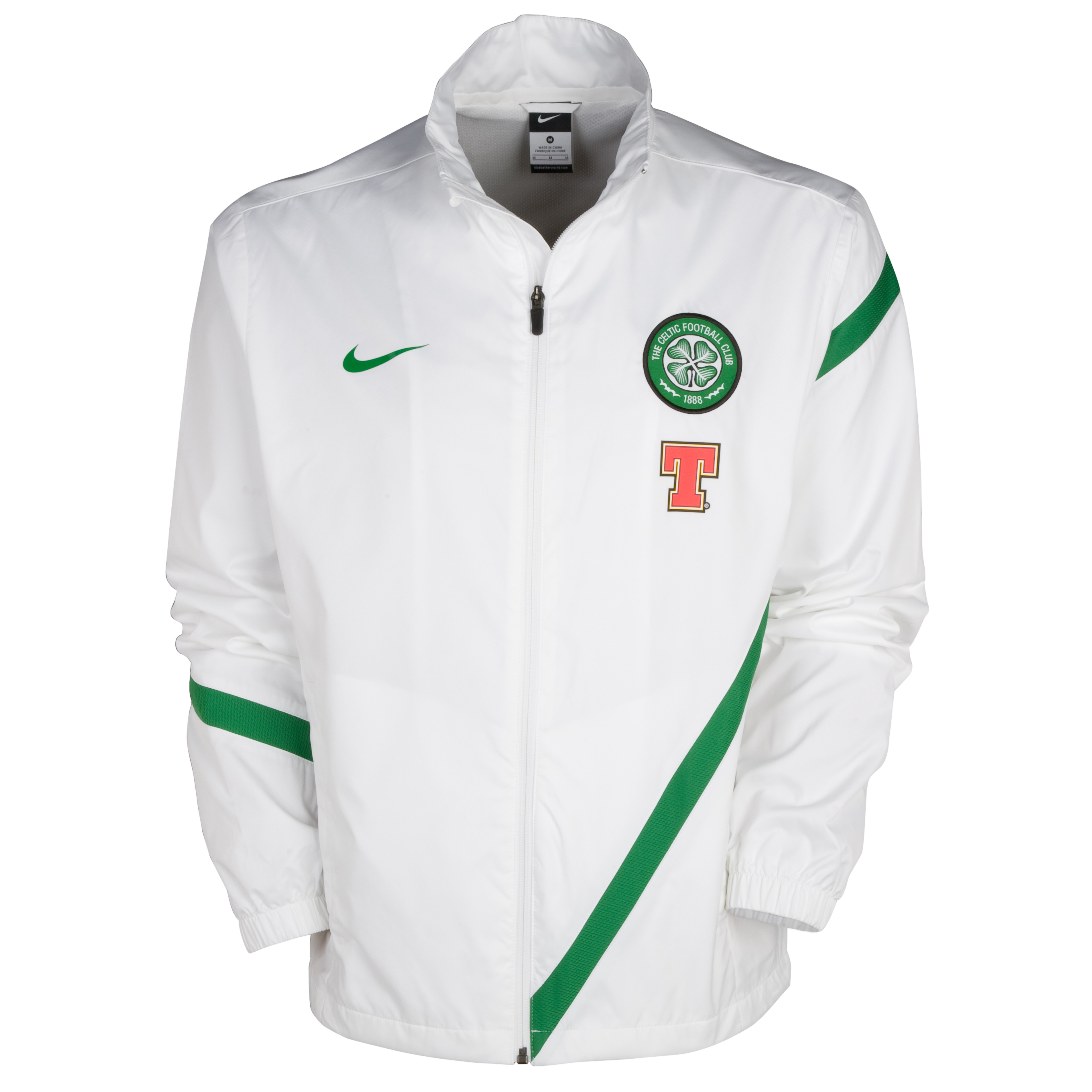 Celtic Sideline Jacket White~Victory Green~Victory Green