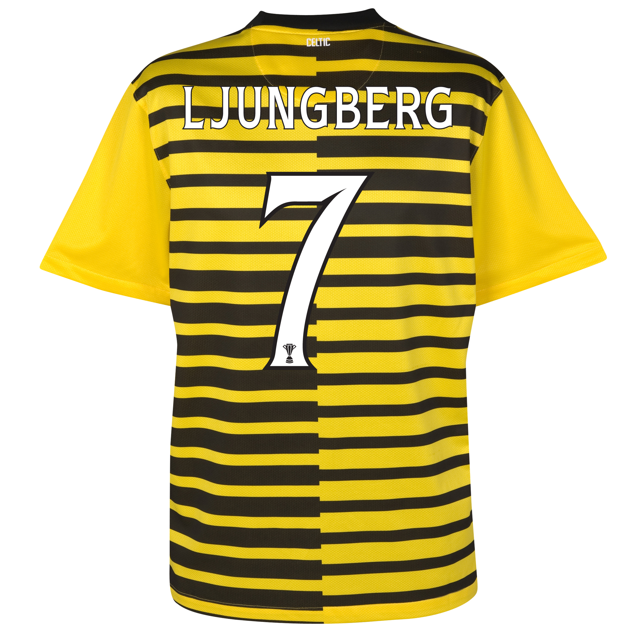 Celtic International Away Shirt 2011-12 with Ljungberg 7 printing