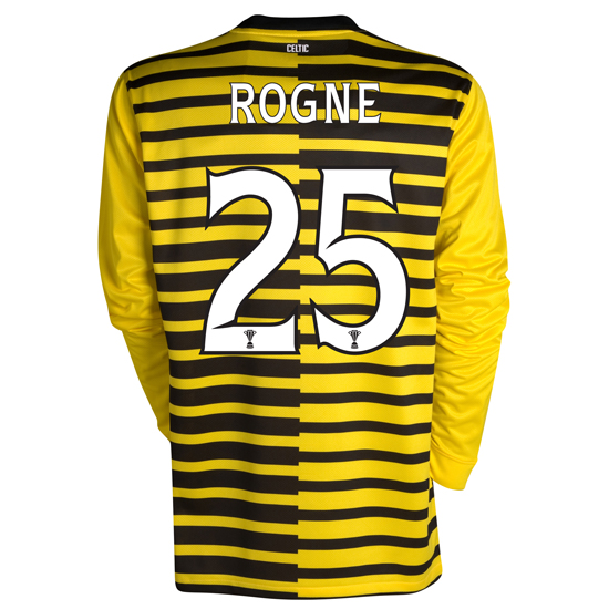 Celtic International Away Shirt 2011~12 Long Sleeved with Rogne 25 printing
