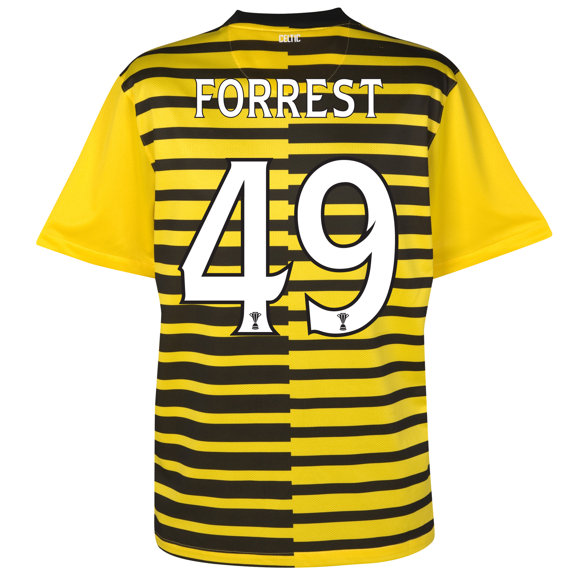 Celtic International Away Shirt 2011~12 No Sponsor with Forrest 49 printing