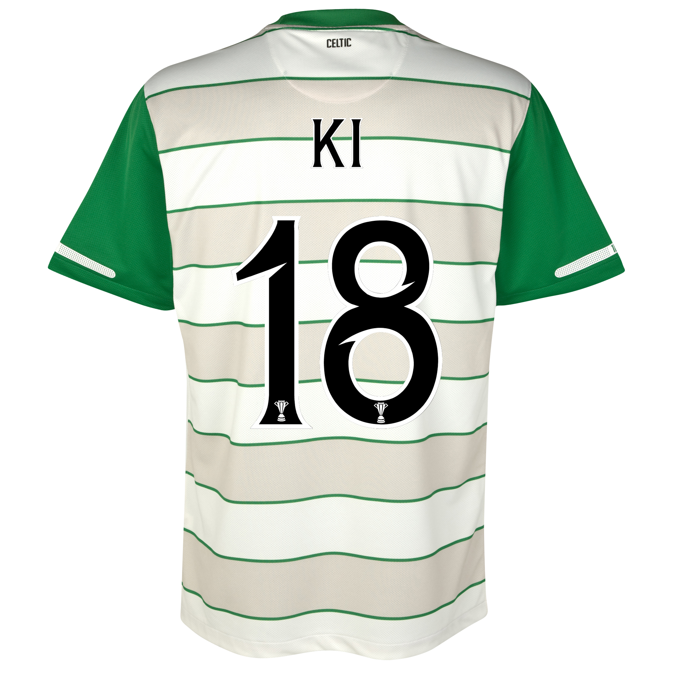 <br>Celtic Away Shirt 2011/12 with Ki 18 printing