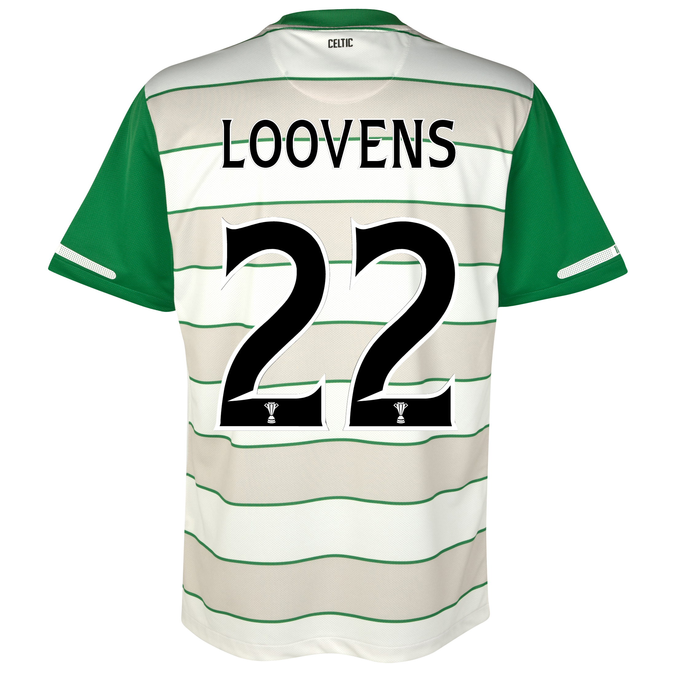 Celtic Away Shirt 2011-12 with Loovens 22 printing
