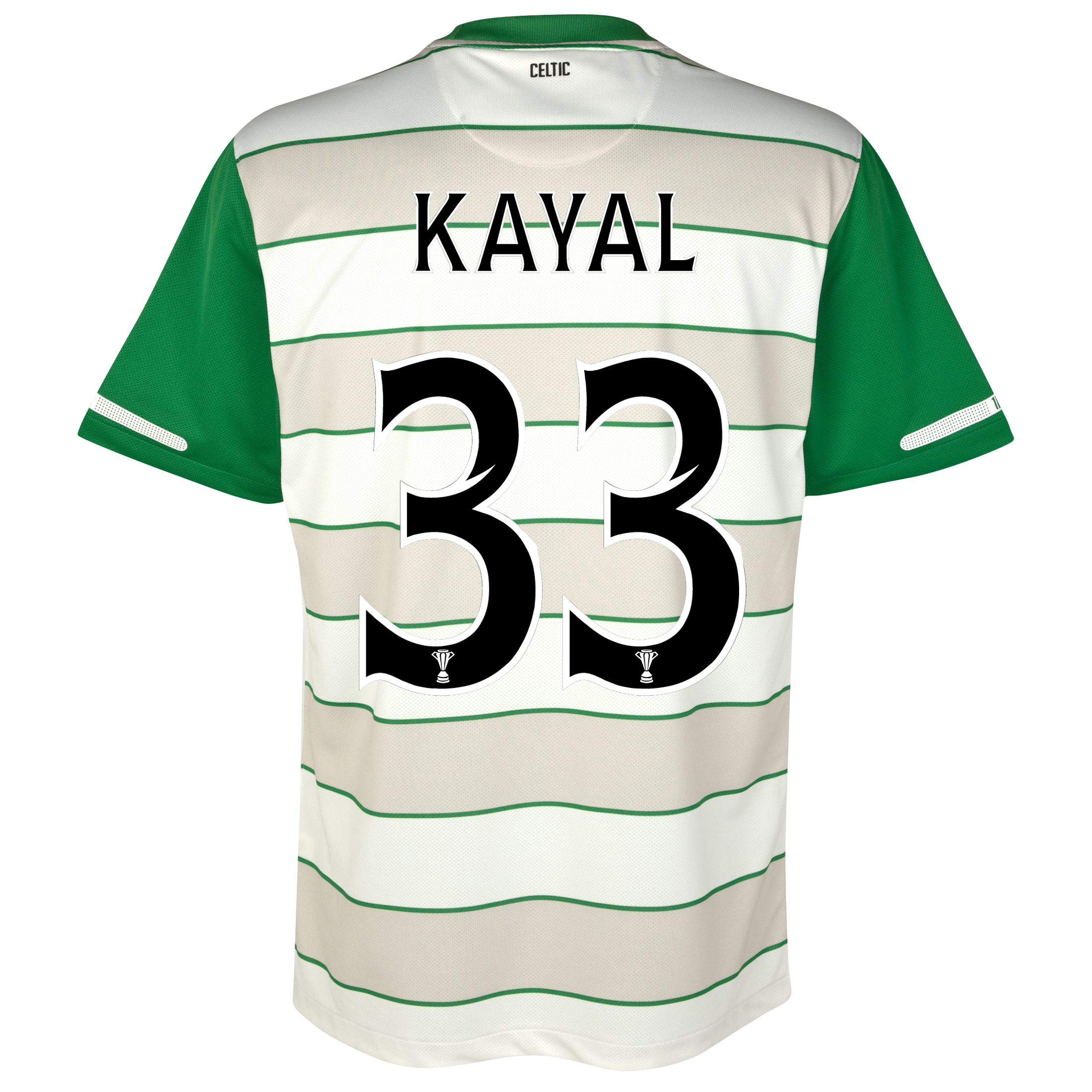 <br>Celtic Away Shirt 2011/12 with BKayal 33 printing