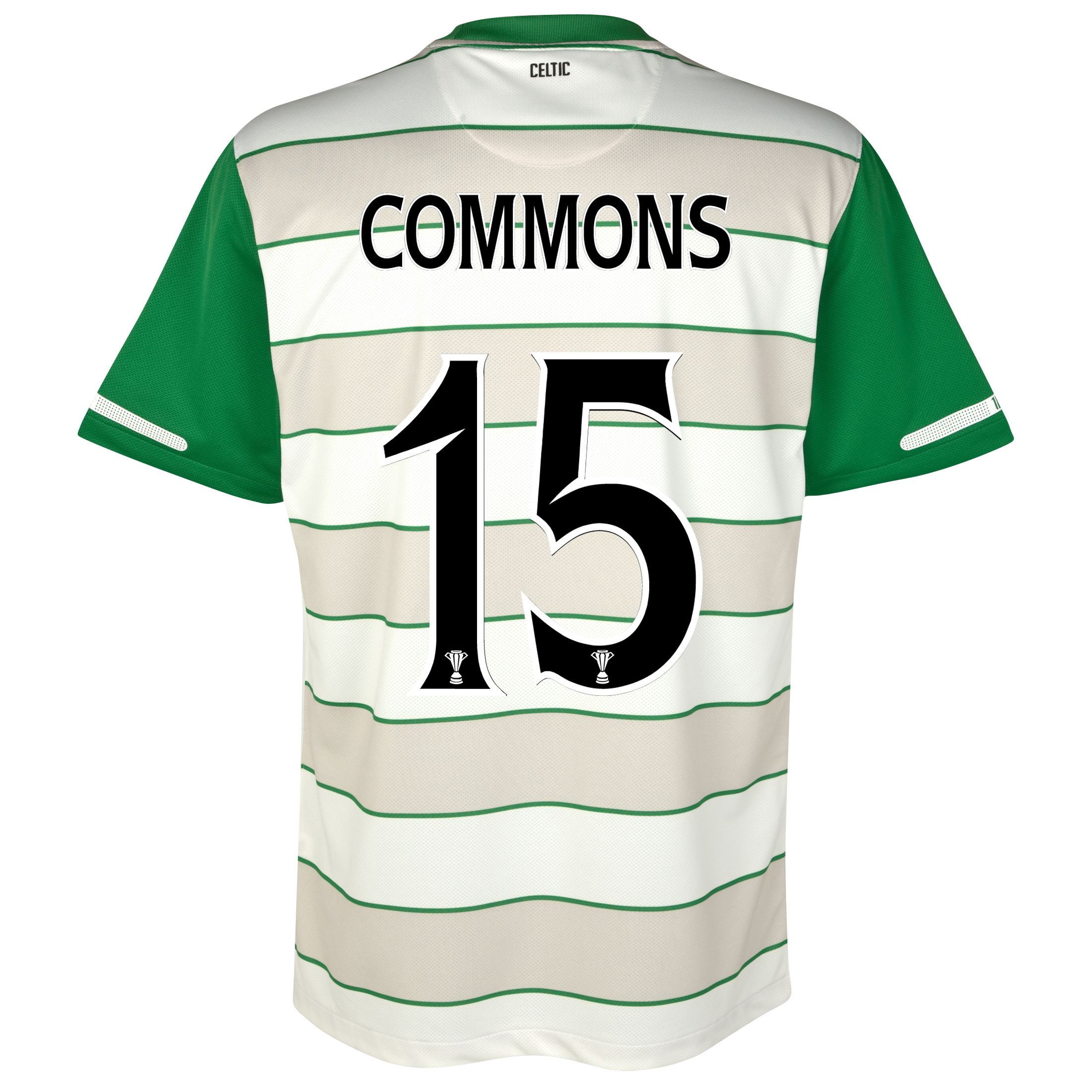 Celtic Away Shirt 2011-12 - Kids with Commons 15 printing