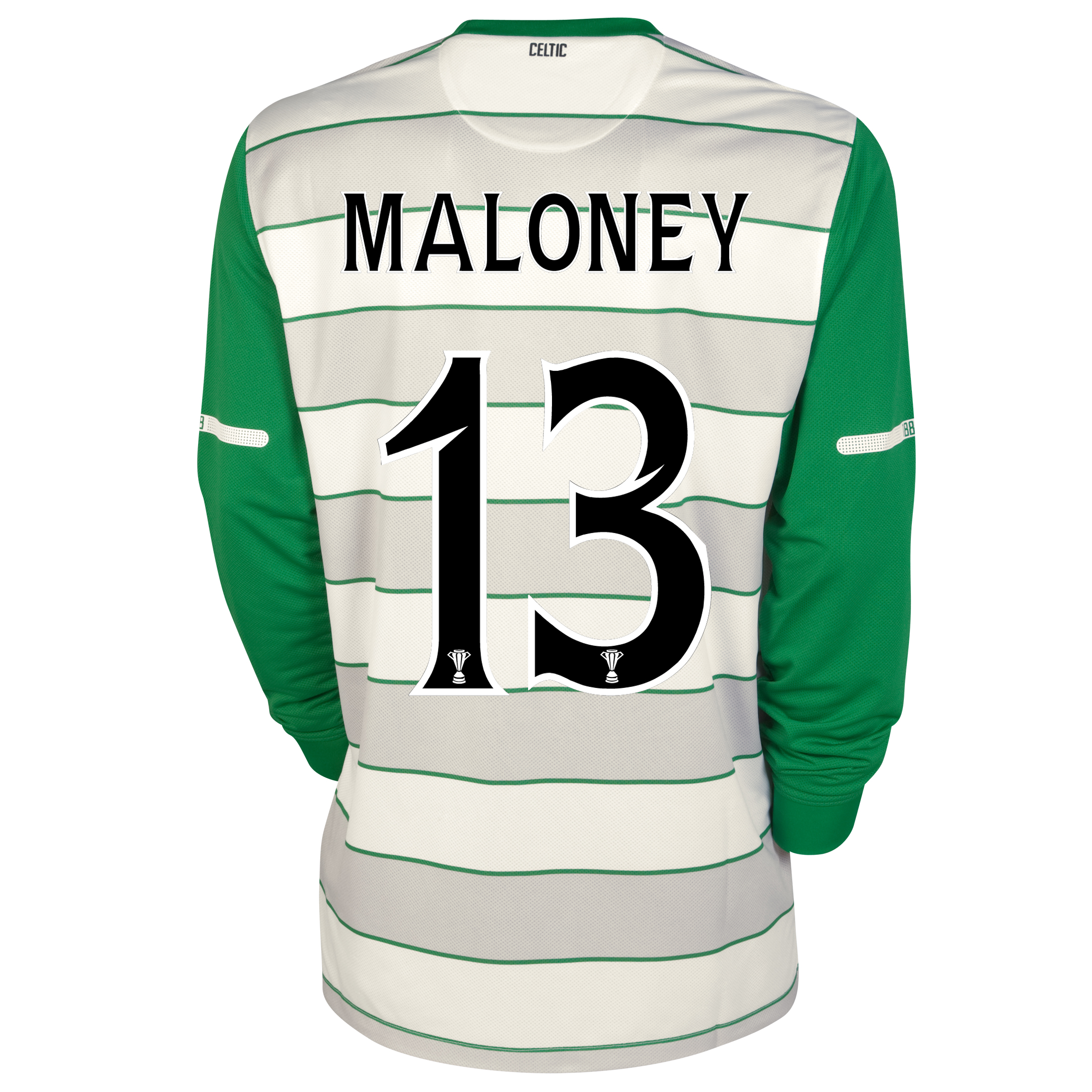Celtic Away Shirt 2011-12 - Long Sleeved - Kids with Maloney 13 printing