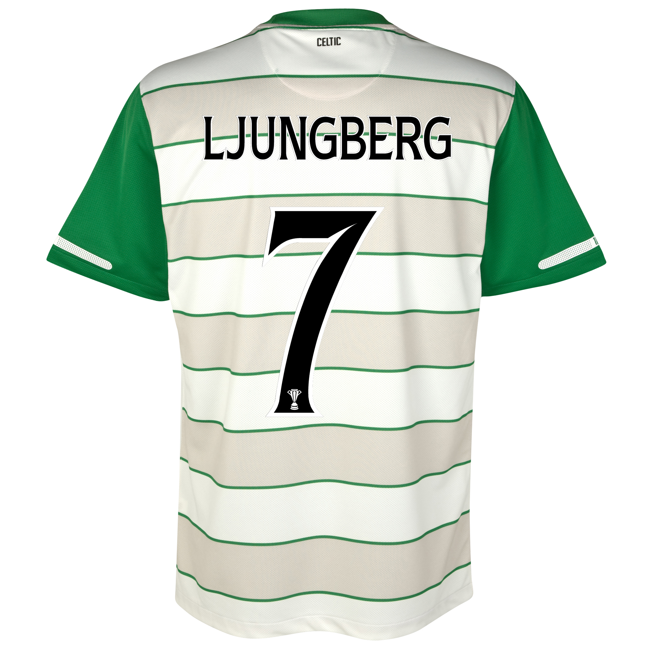 Celtic Away Shirt 2011-12 - No Sponsor with Ljungberg 7 printing