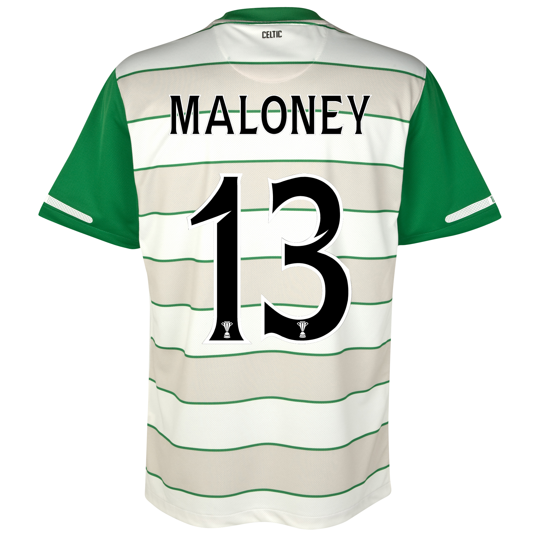 Celtic Away Shirt 2011-12 - No Sponsor with Maloney 13 printing