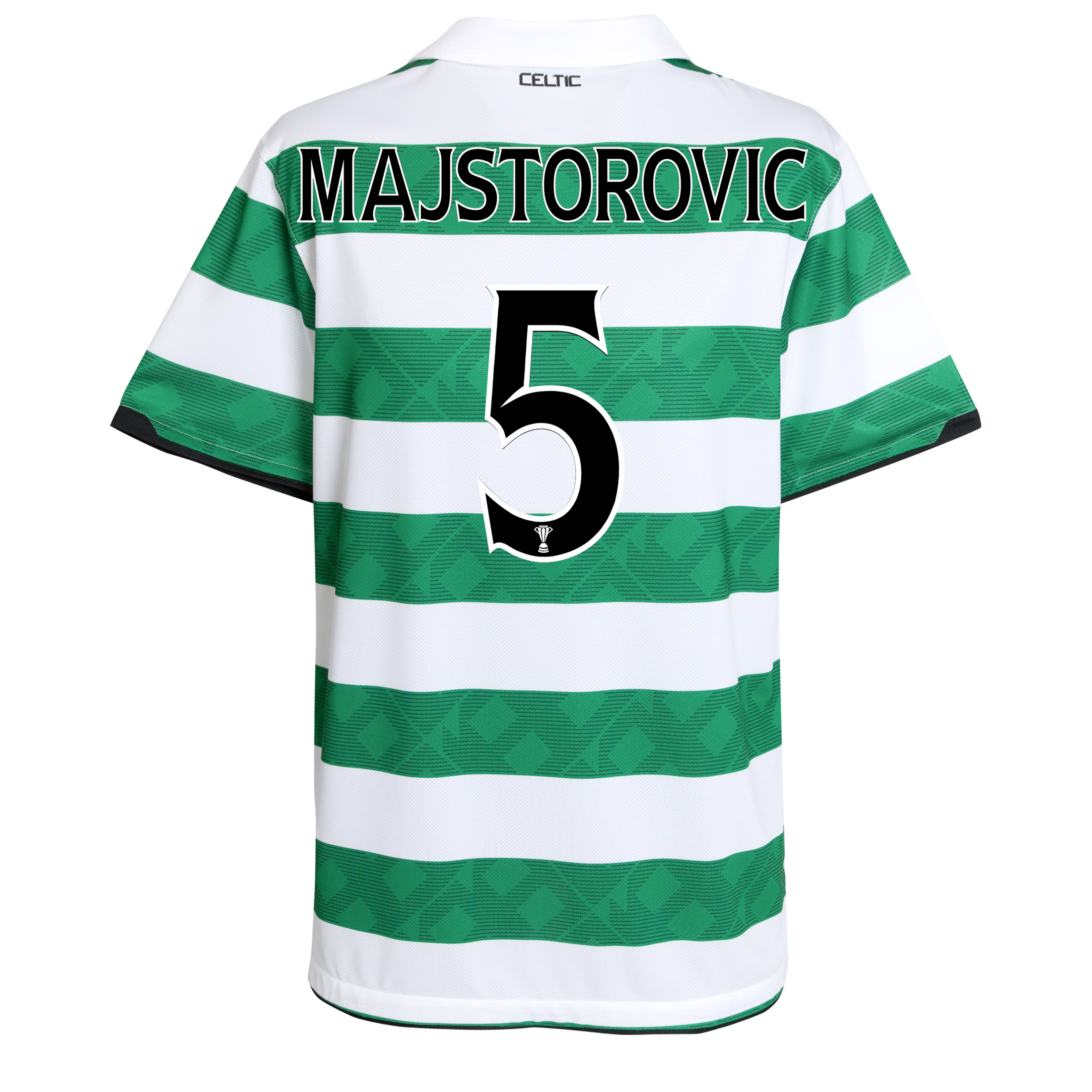 <br>Celtic Home Shirt 2010/12 Kids with Majstorovic 5 printing