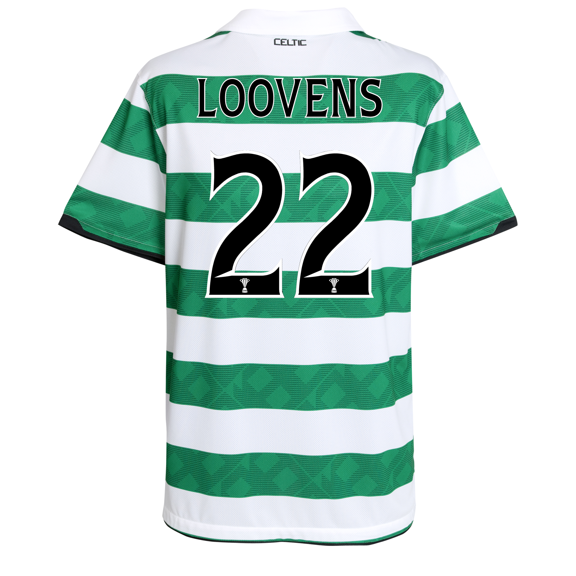 Celtic Home Shirt 2010~12 Kids with Loovens 22 printing