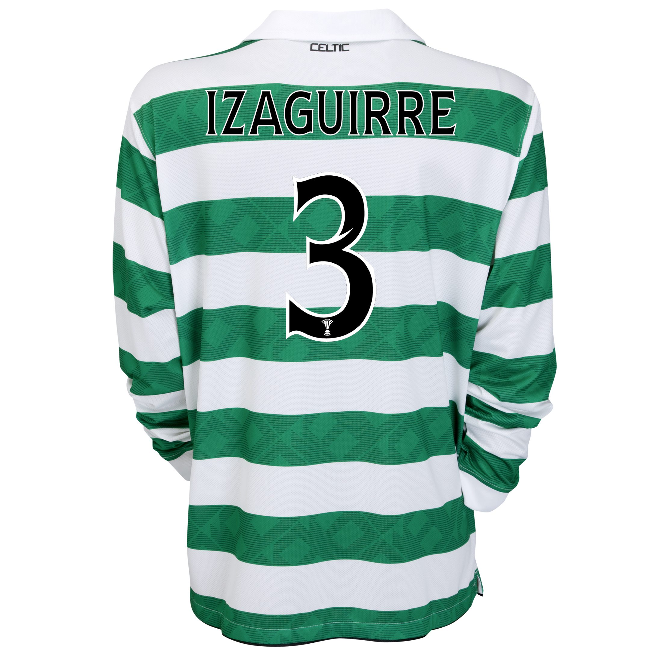 Celtic Home Shirt 2010~12 Long Sleeved Kids with Emilio 3 printing