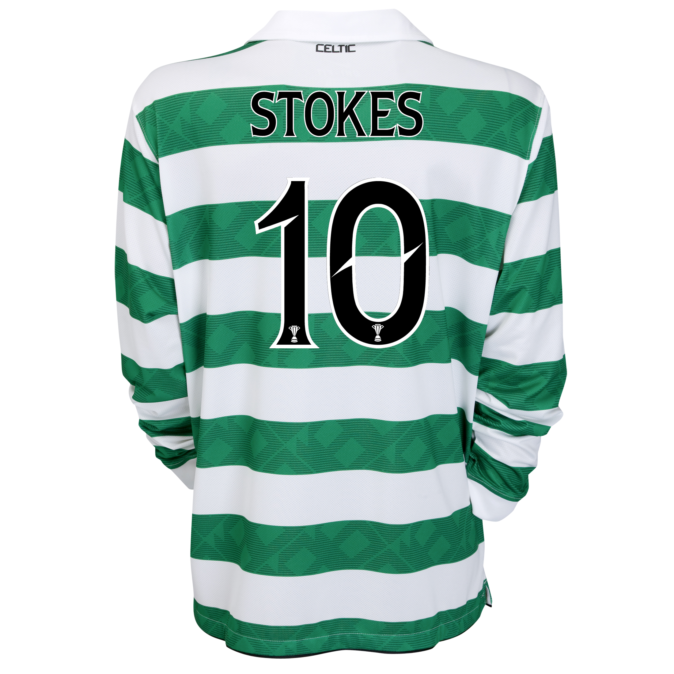 Celtic Home Shirt 2010~12 Long Sleeved Kids with Stokes 10 printing