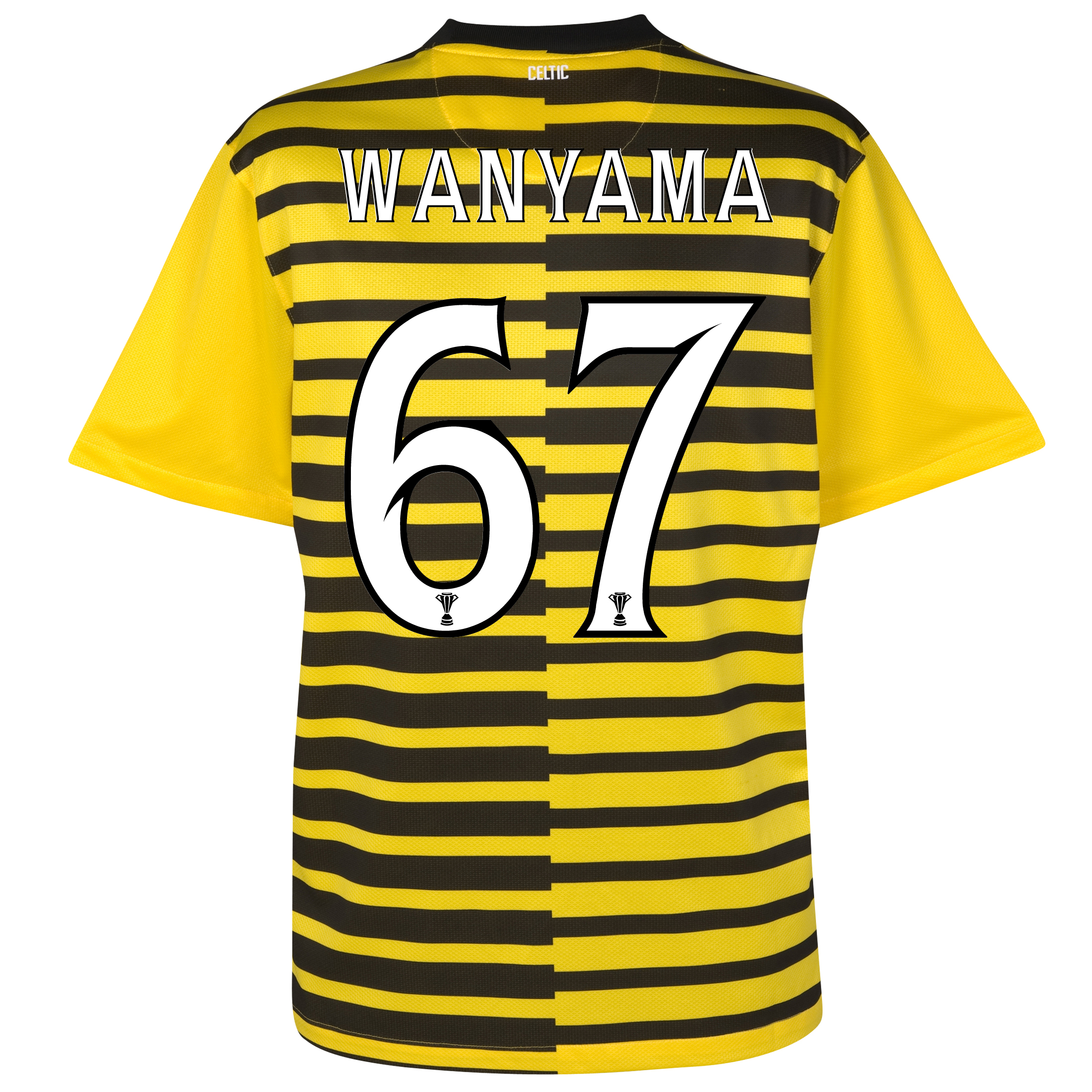 Celtic International Away Shirt 2011~12 with Wanyama 67 printing