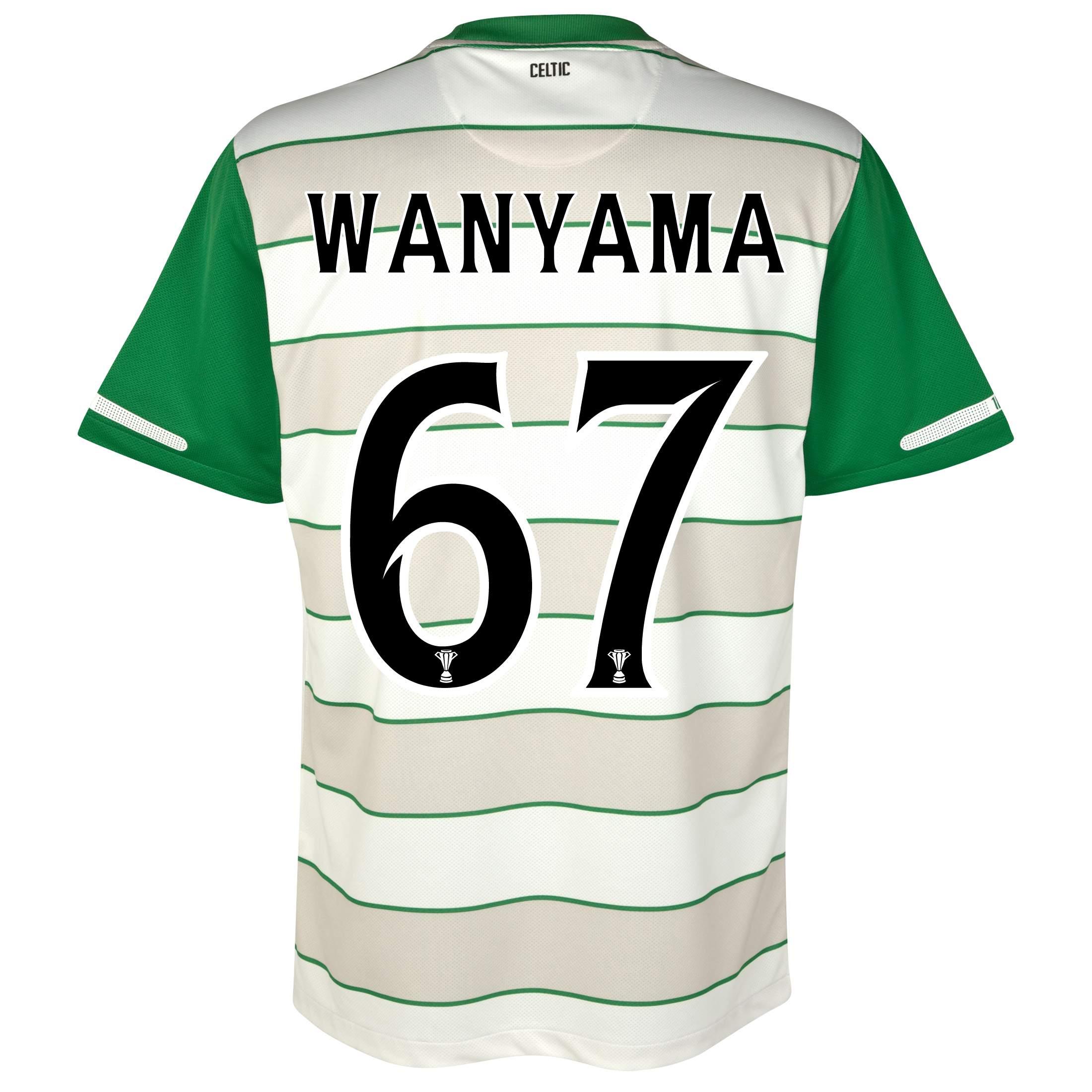 Celtic Away Shirt 2011~12 Kids with Wanyama 67 printing