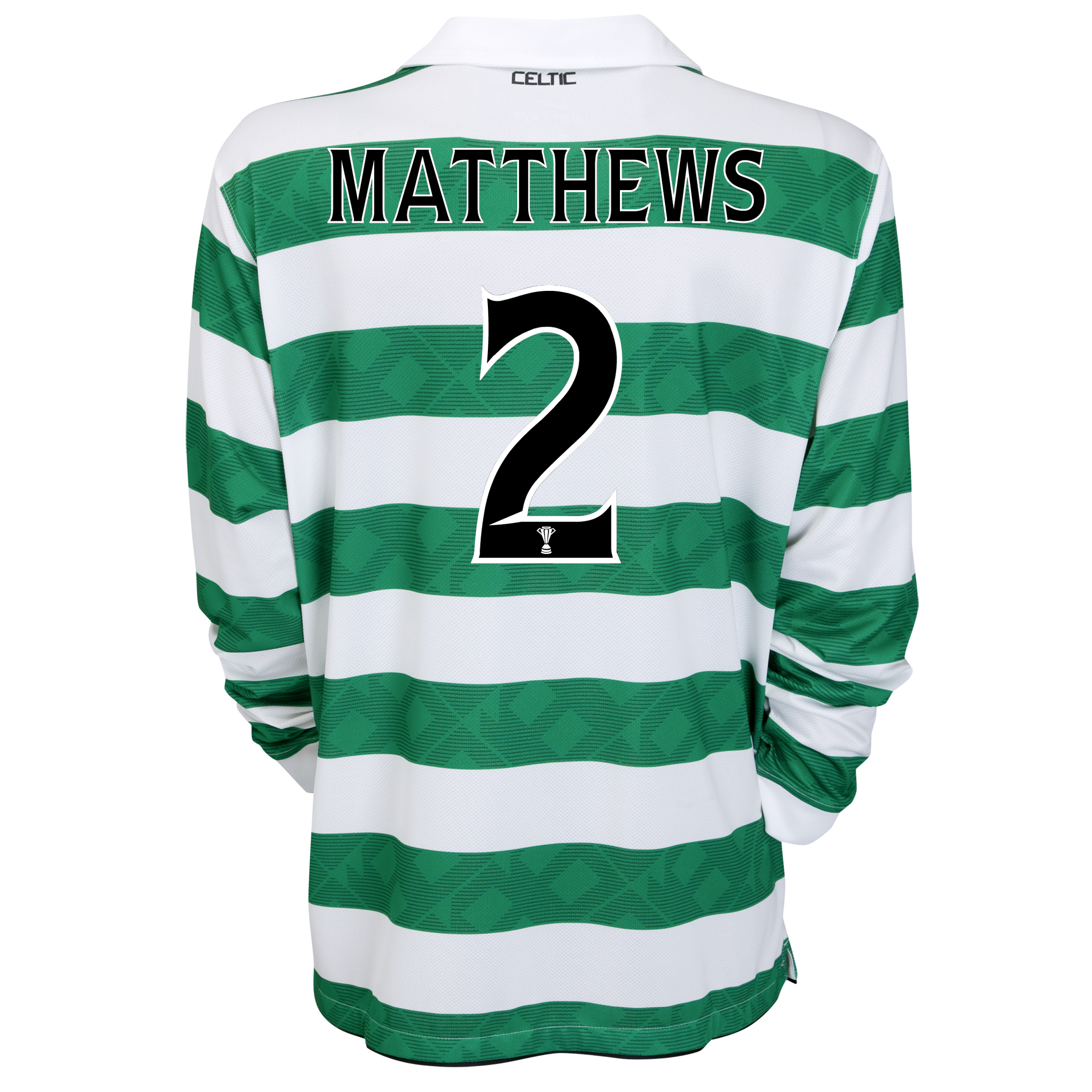 Celtic Home Shirt 2010~12 Long Sleeved Kids with Matthews 2 printing