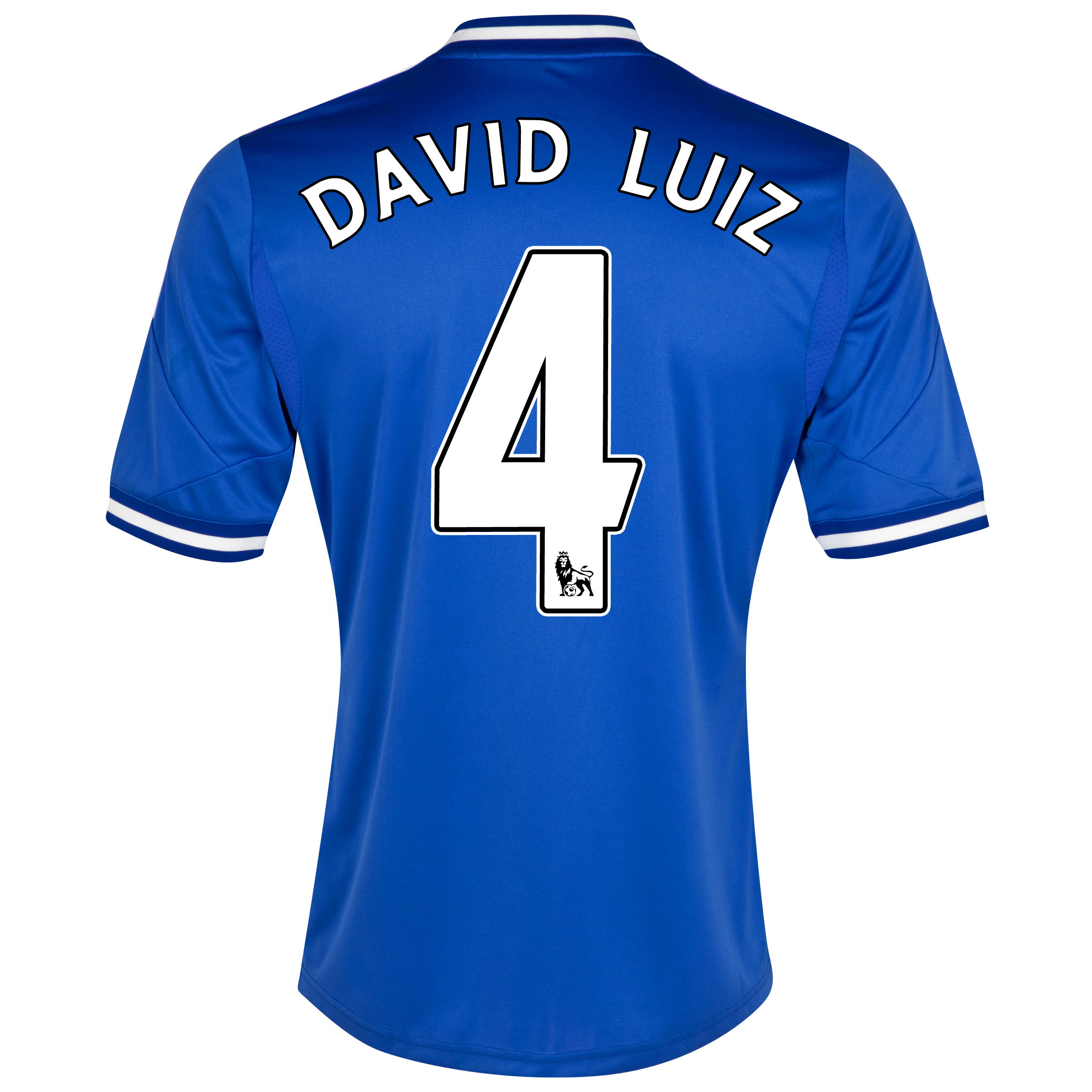 Chelsea Home Shirt 2013/14 with David Luiz 4 printing