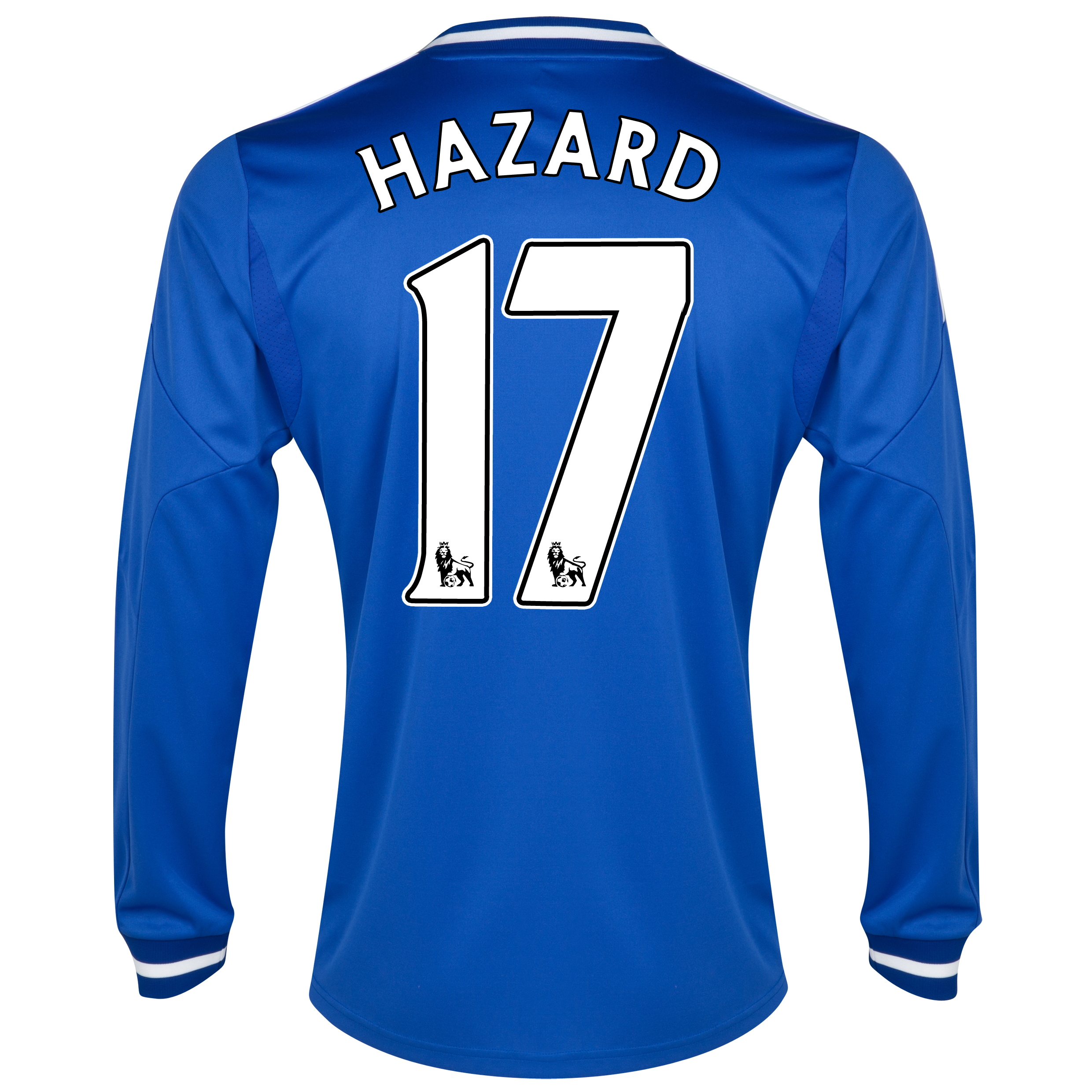 Chelsea Home Shirt 2013/14 - Long Sleeve with Hazard 17 printing