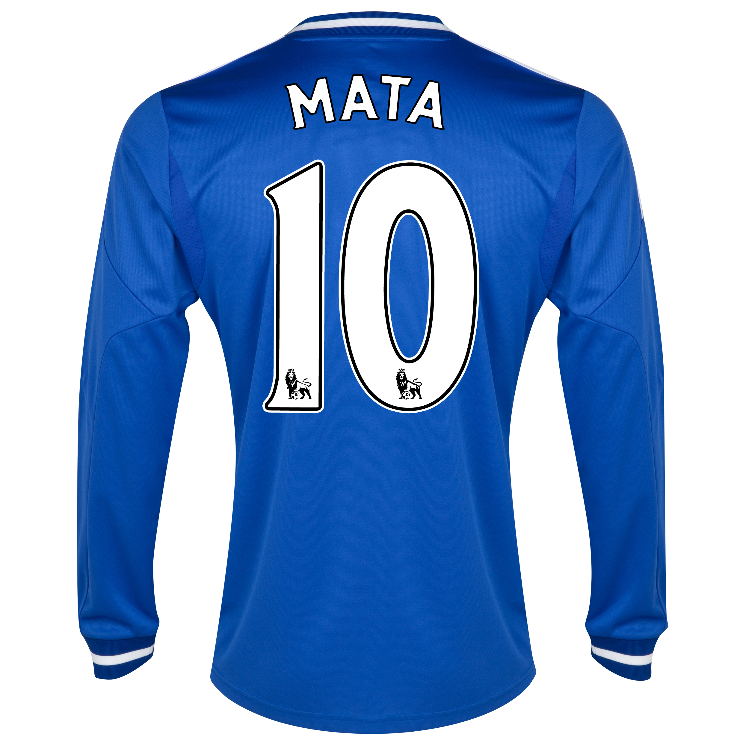 Chelsea Home Shirt 2013/14 - Long Sleeve - Kids with Mata 10 printing