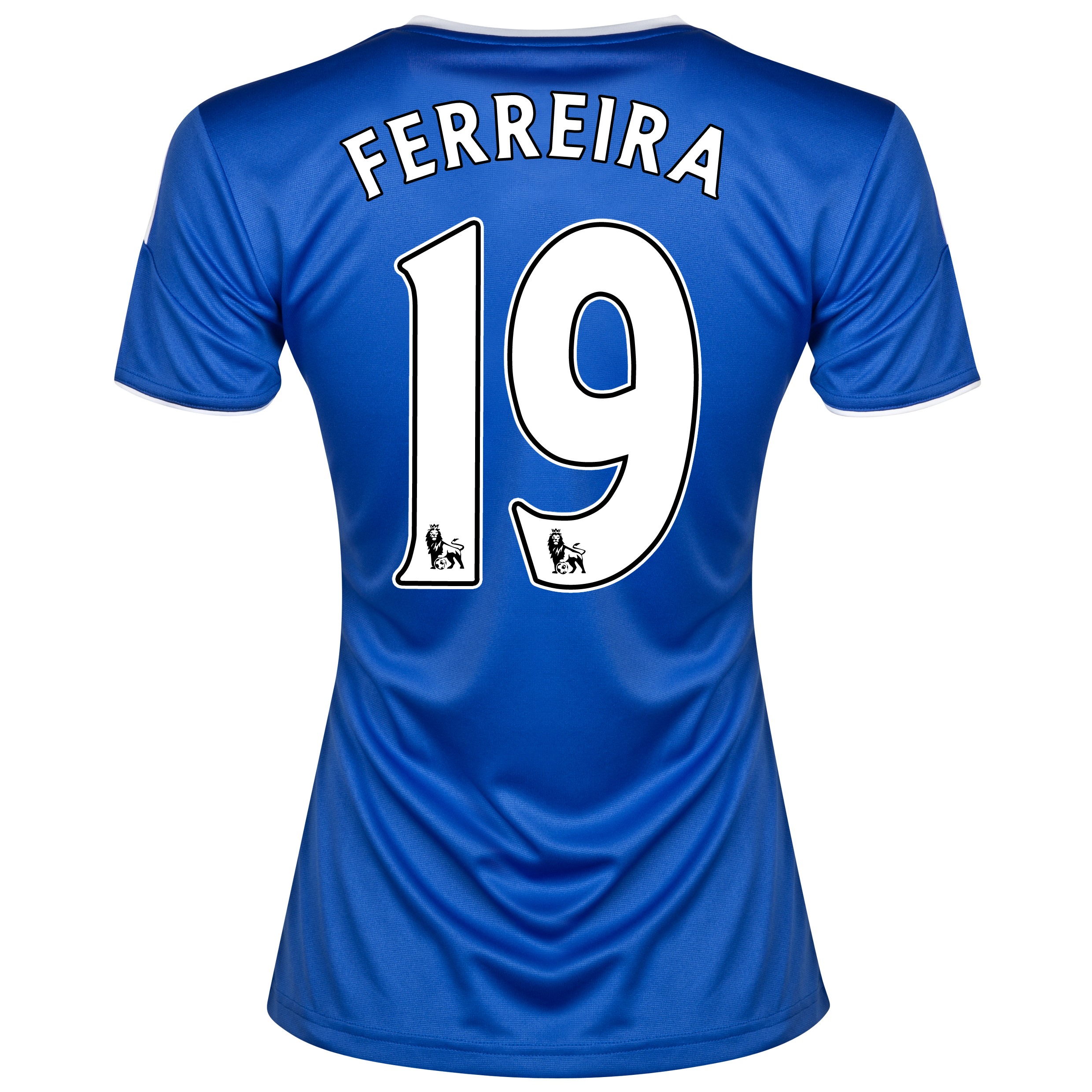 Chelsea Home Shirt 2013/14- Womens with Ferreira 19 printing