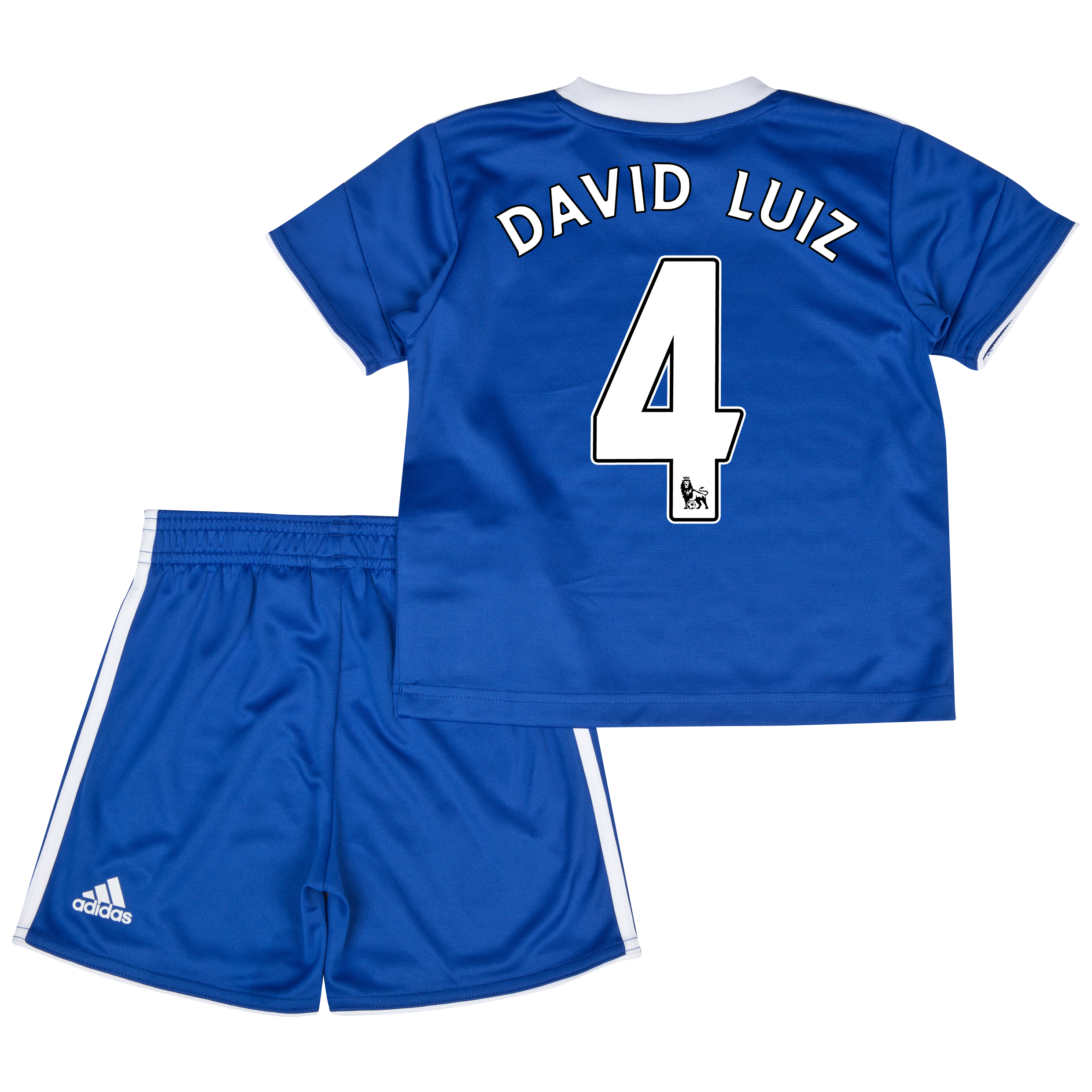 Chelsea Home Mini Kit 2013/14 with David Luiz 4 printing