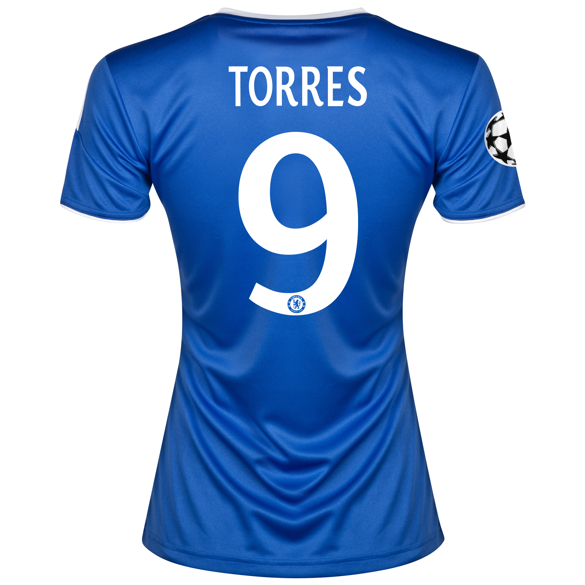 Chelsea UEFA Champions League Home Shirt 2013/14- Womens with Torres 9 printing