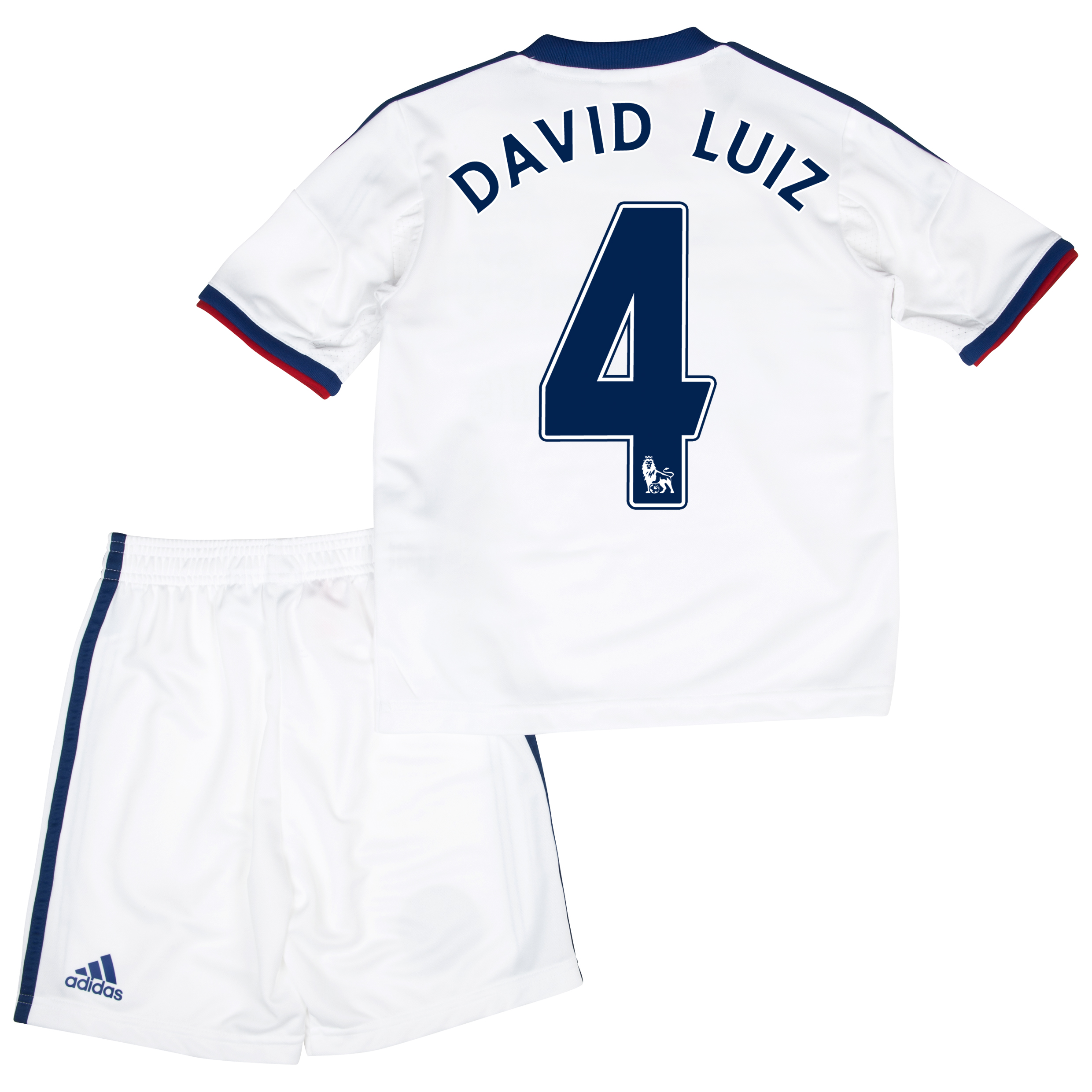 Chelsea Away Mini Kit 2013/14 with David Luiz 4 printing