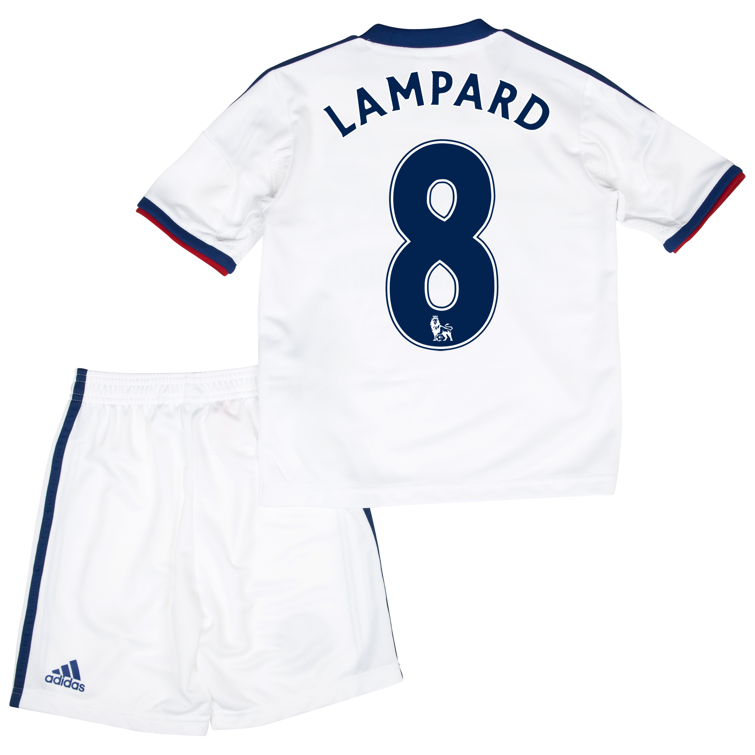 Chelsea Away Mini Kit 2013/14 with Lampard 8 printing