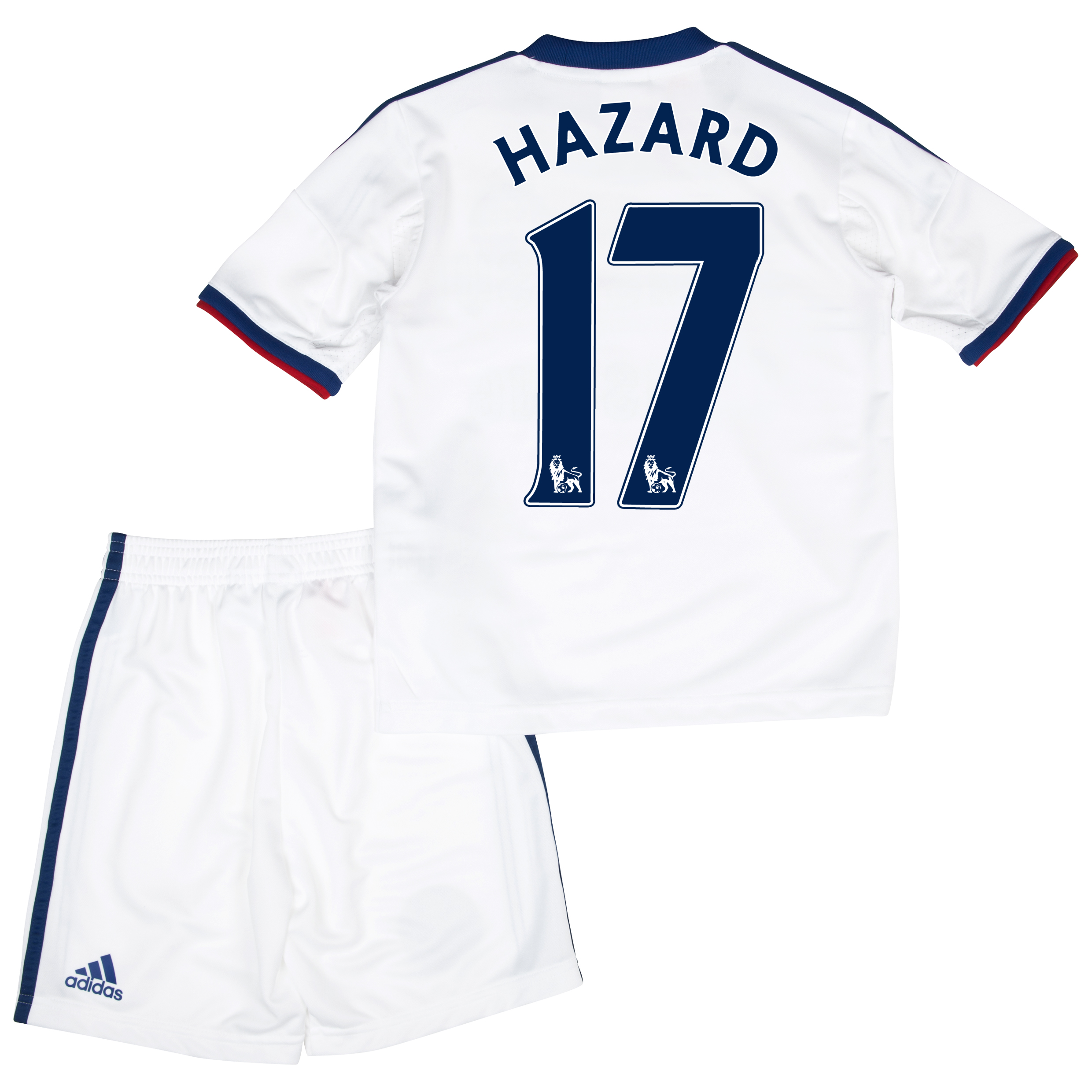 Chelsea Away Mini Kit 2013/14 with Hazard 17 printing
