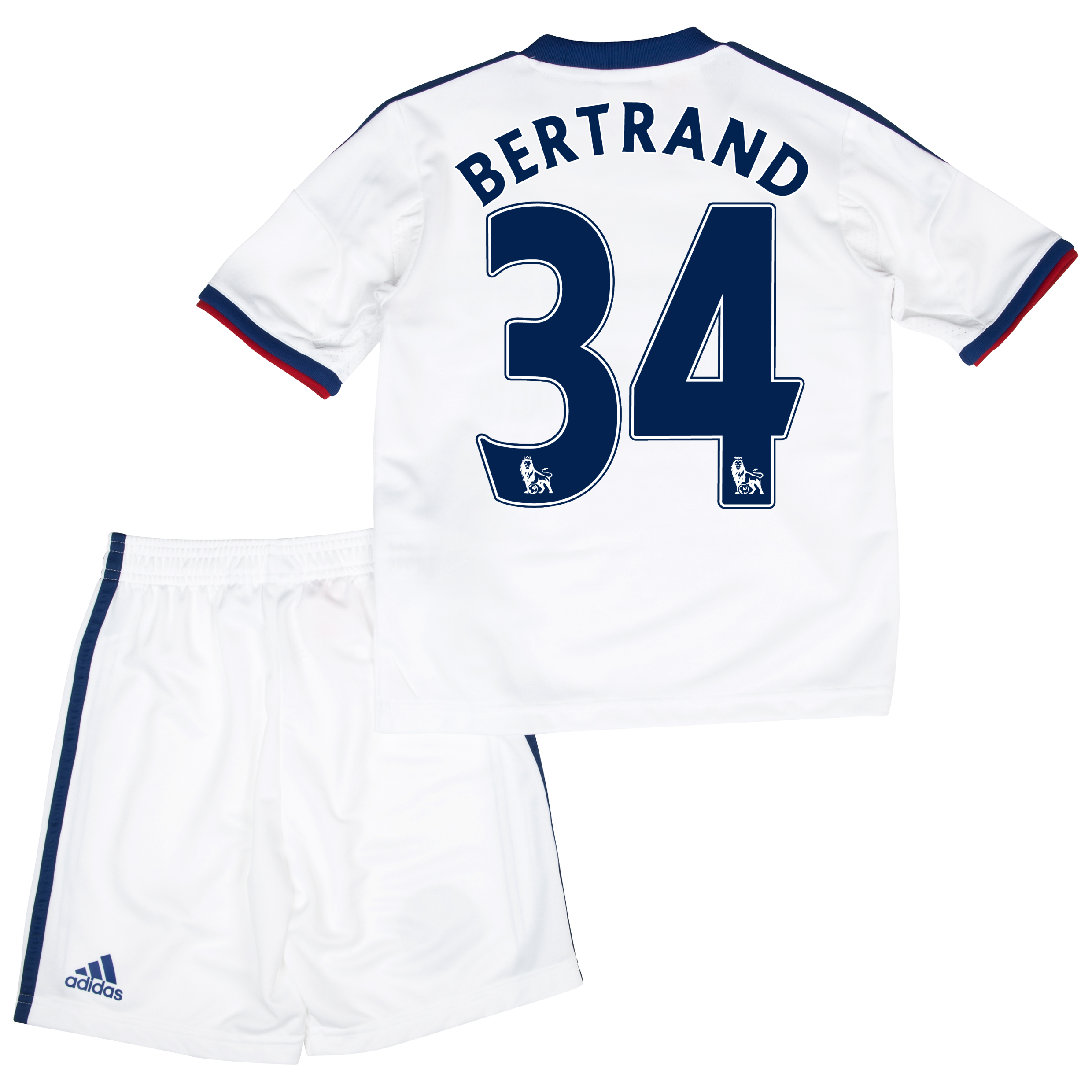 Chelsea Away Mini Kit 2013/14 with Bertrand 34 printing