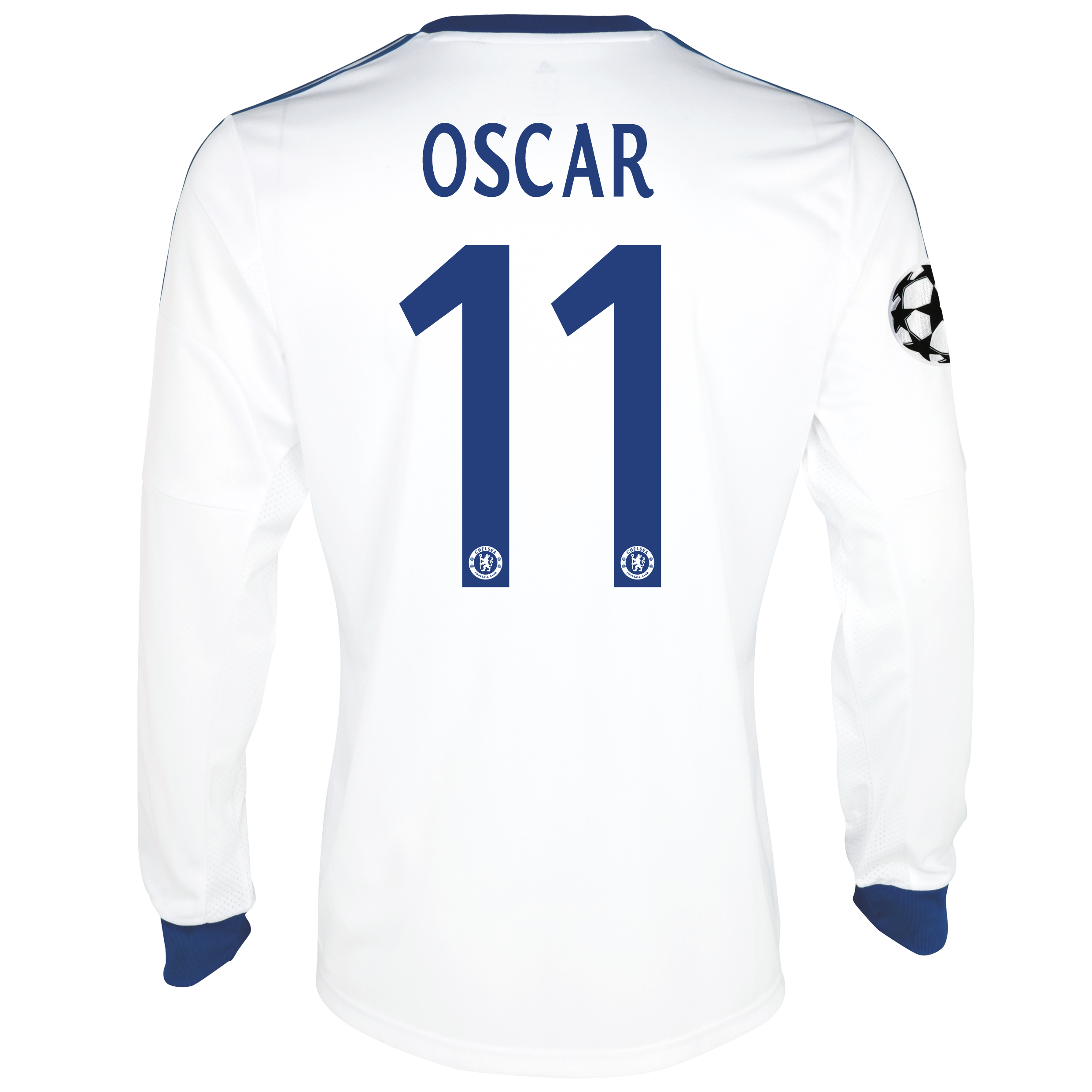 Chelsea UEFA Champions League Away Shirt 2013/14 - Long Sleeve- kids with Oscar 11 printing