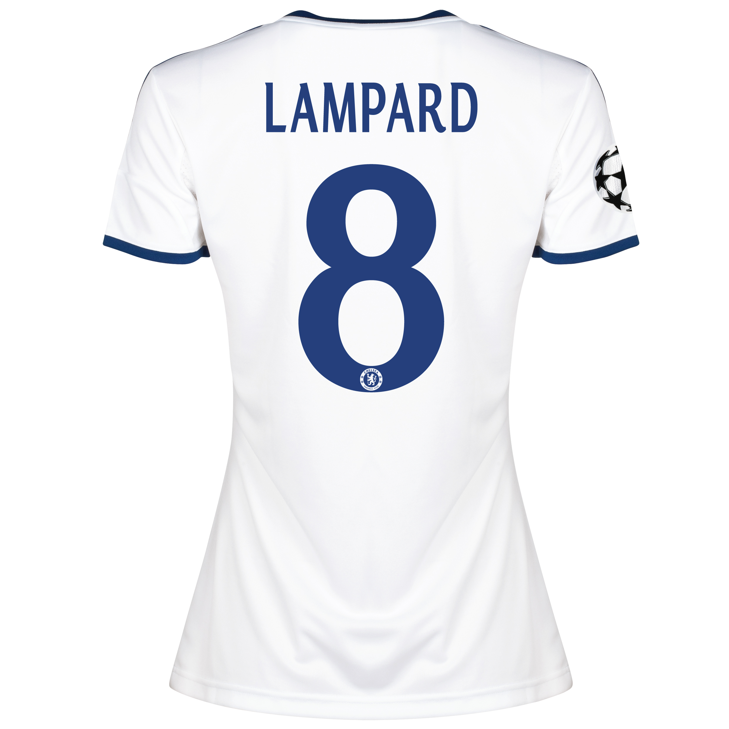 Chelsea UEFA Champions League Away Shirt 2013/14 -Womens with Lampard 8 printing